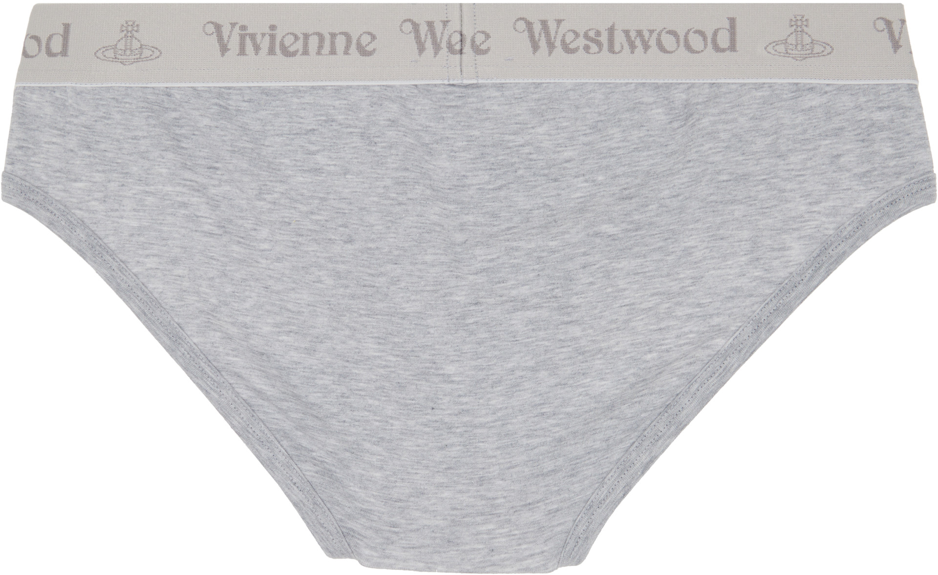 Vivienne Westwood: Two-Pack Gray Cotton Briefs | SSENSE