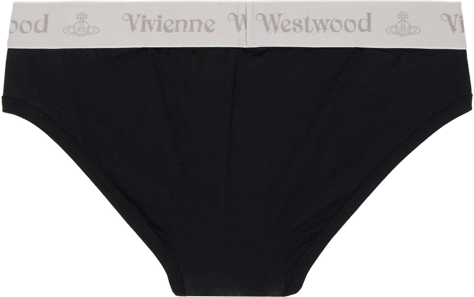 ヴィヴィアンウエストウッド黒パンツ美品 Vivienne Westwood: Two-Pack Black Slip Band Briefs | SSENSE