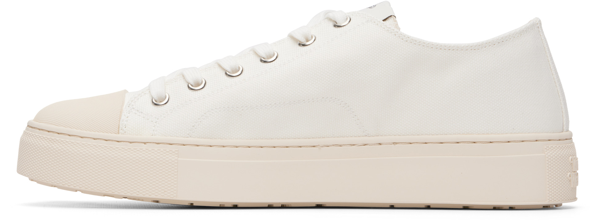 Vivienne Westwood: White Low Top Plimsoll Sneakers | SSENSE