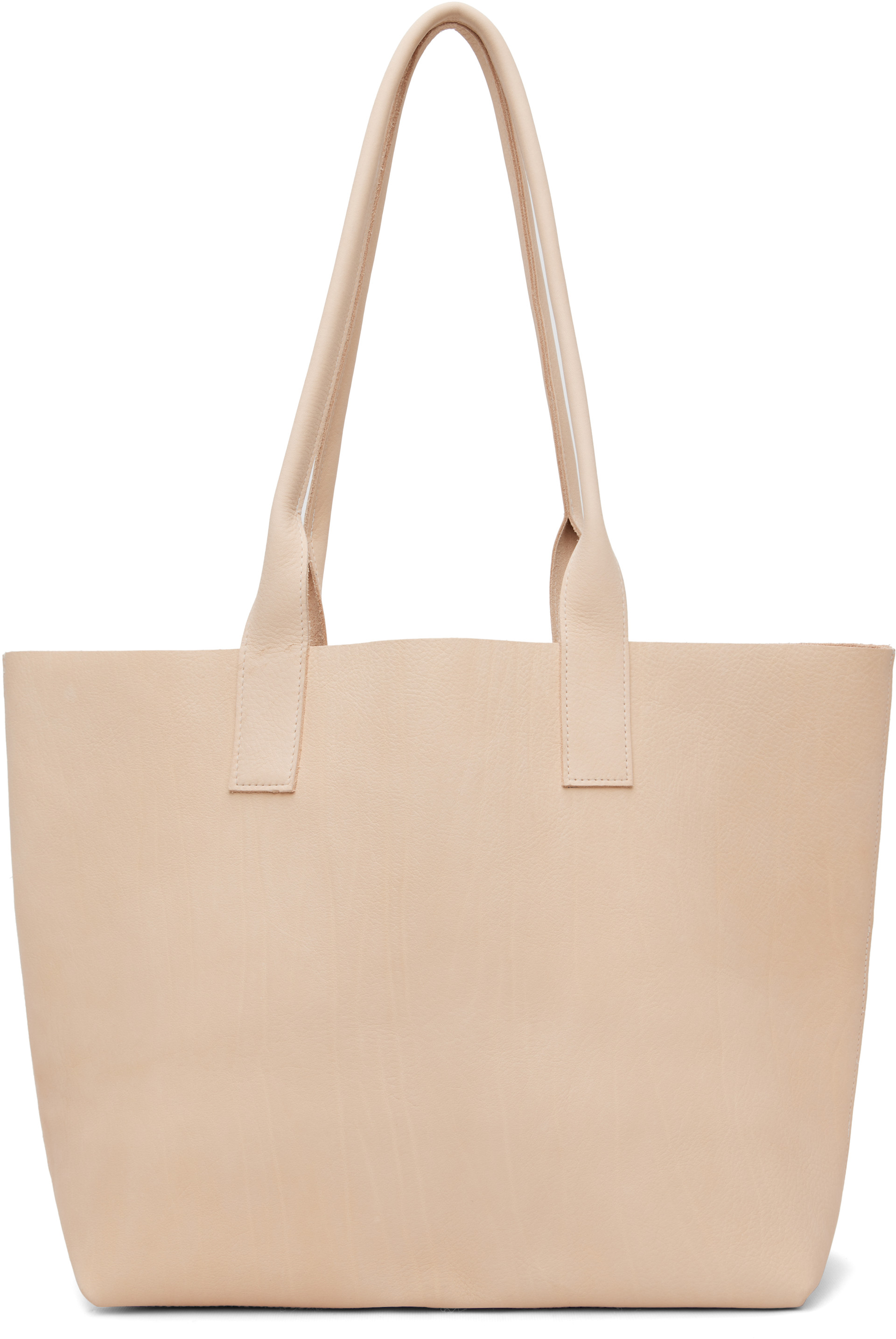 colbo - Cabas beige en cuir