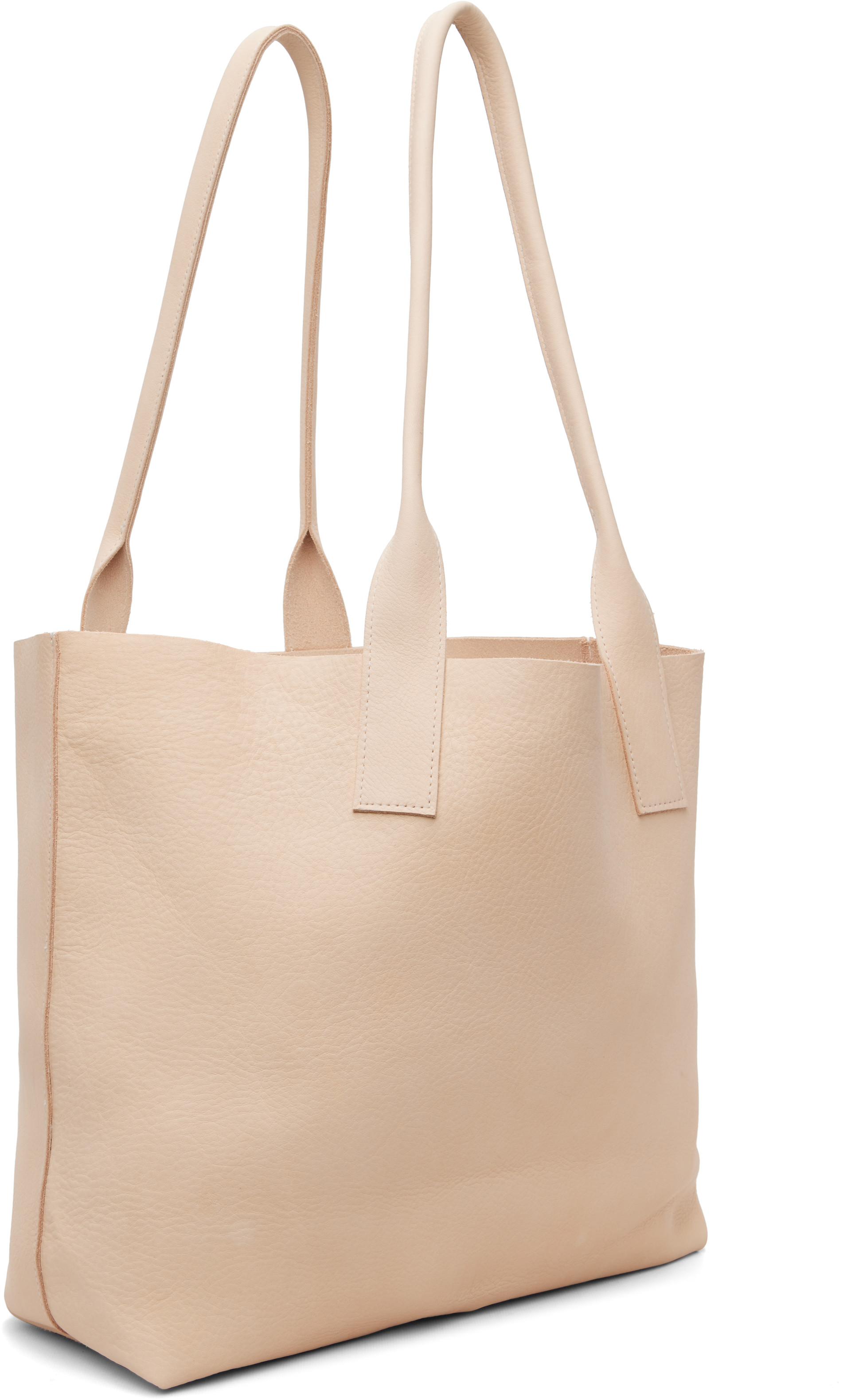 colbo - Cabas beige en cuir