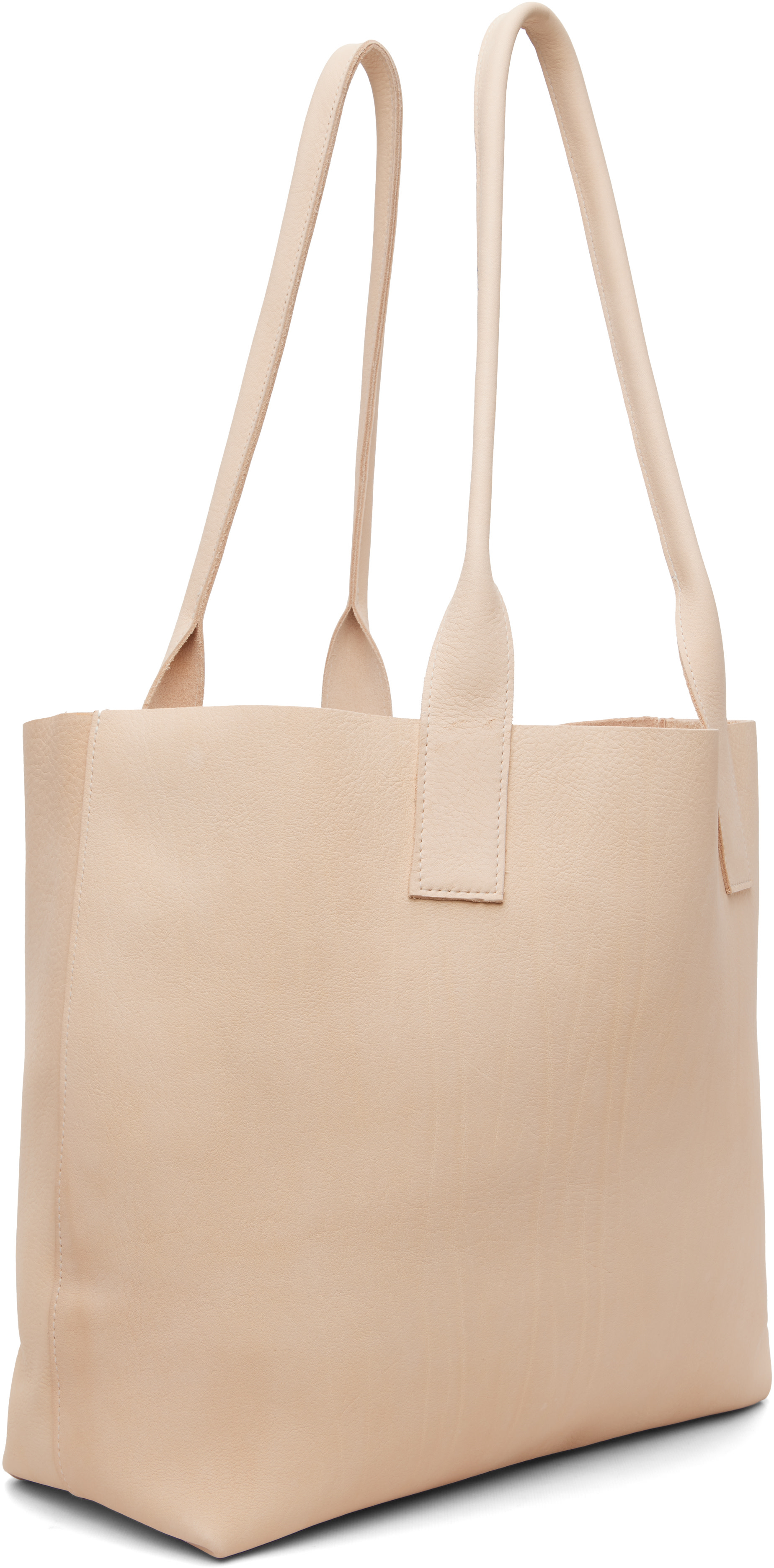 colbo - Cabas beige en cuir