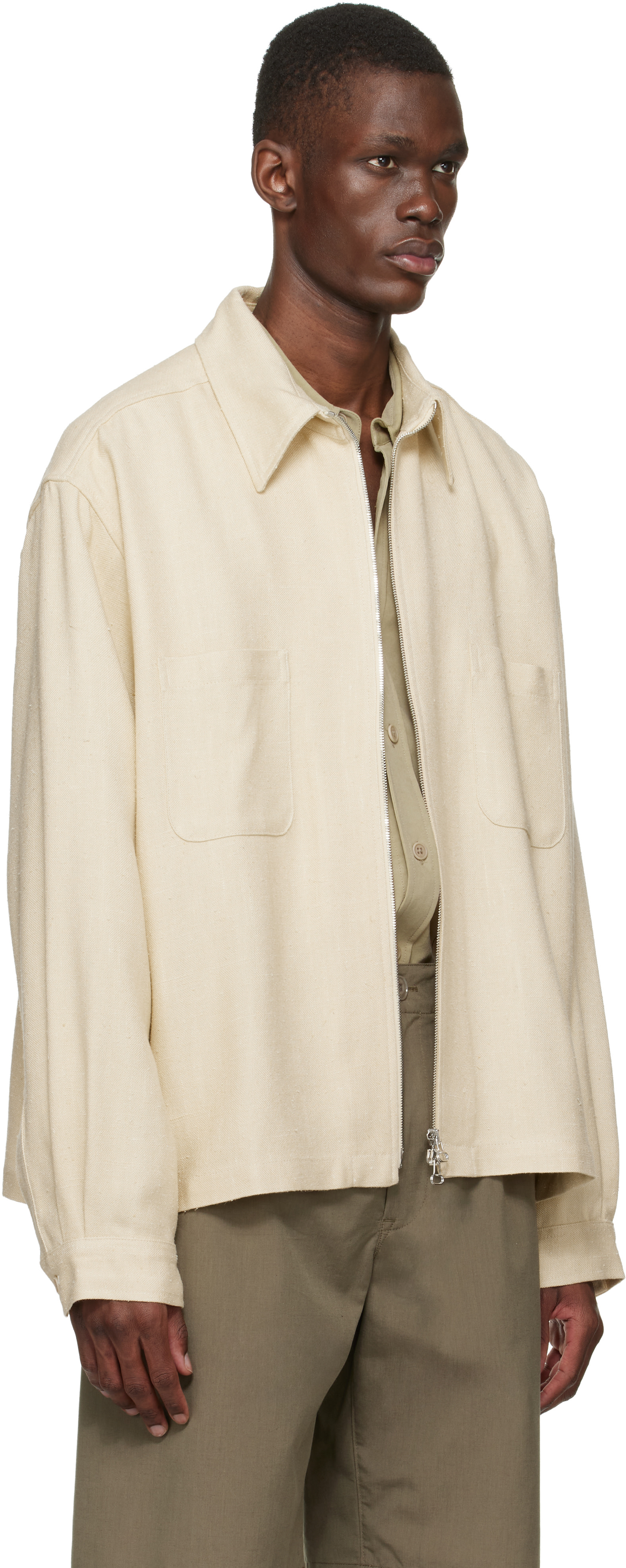colbo - Blouson beige à glissière