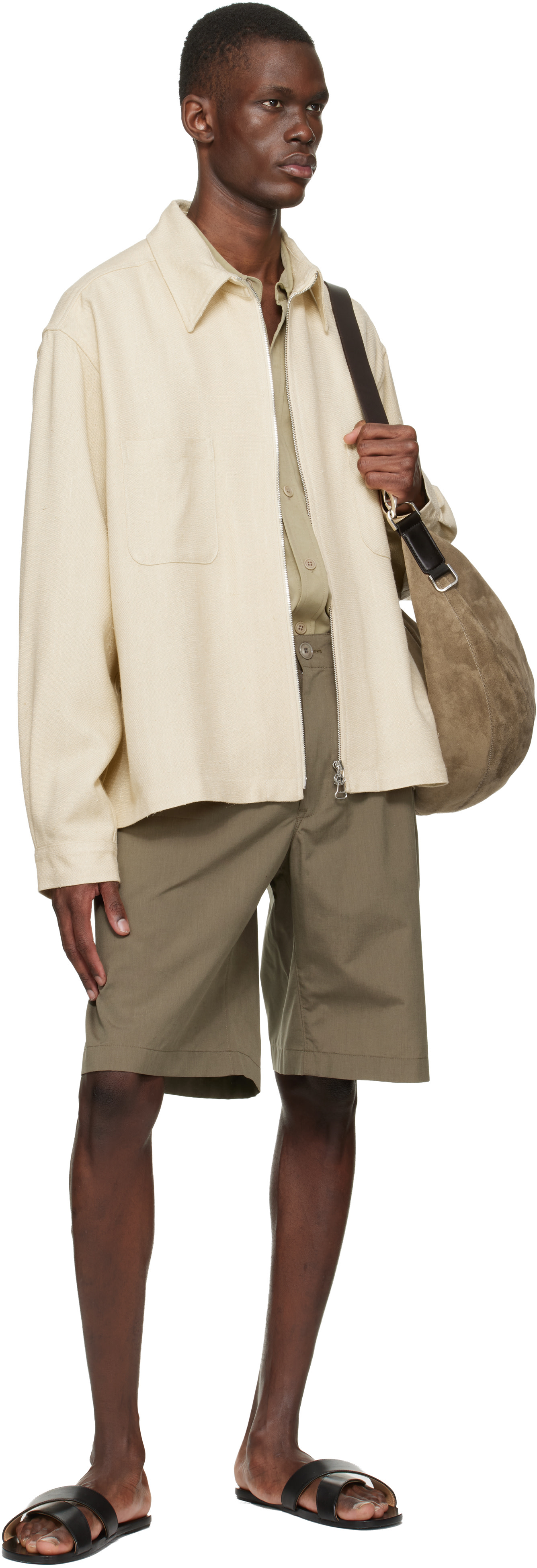 colbo - Blouson beige à glissière