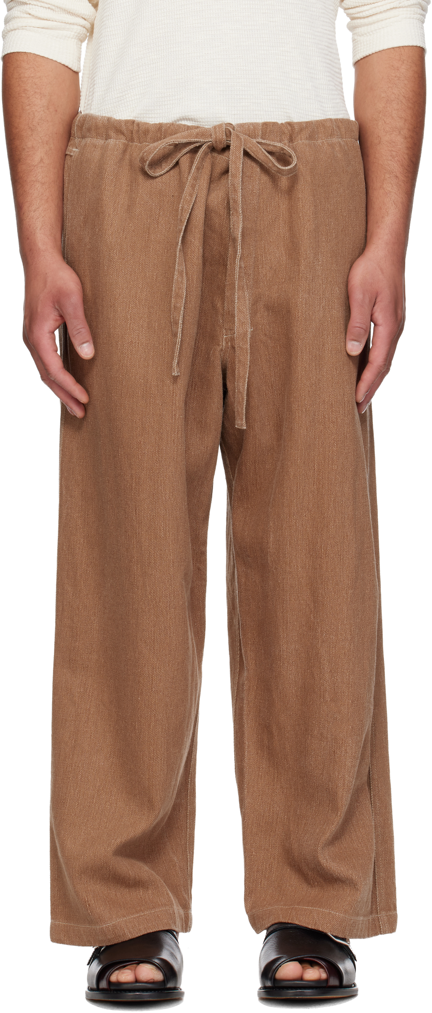 colbo - Pantalon écourté brun