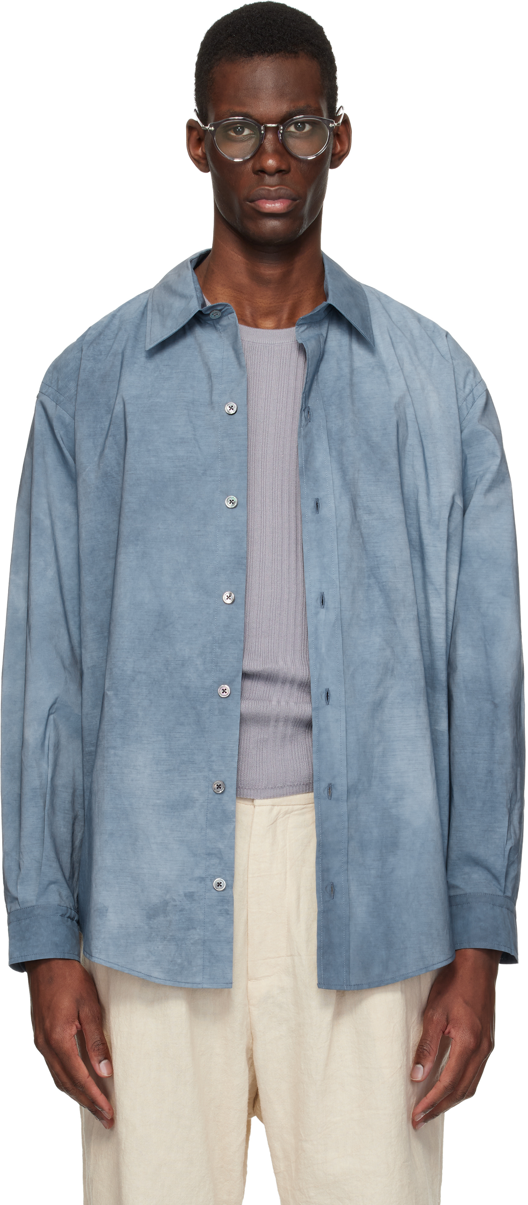 colbo - Chemise Office bleue