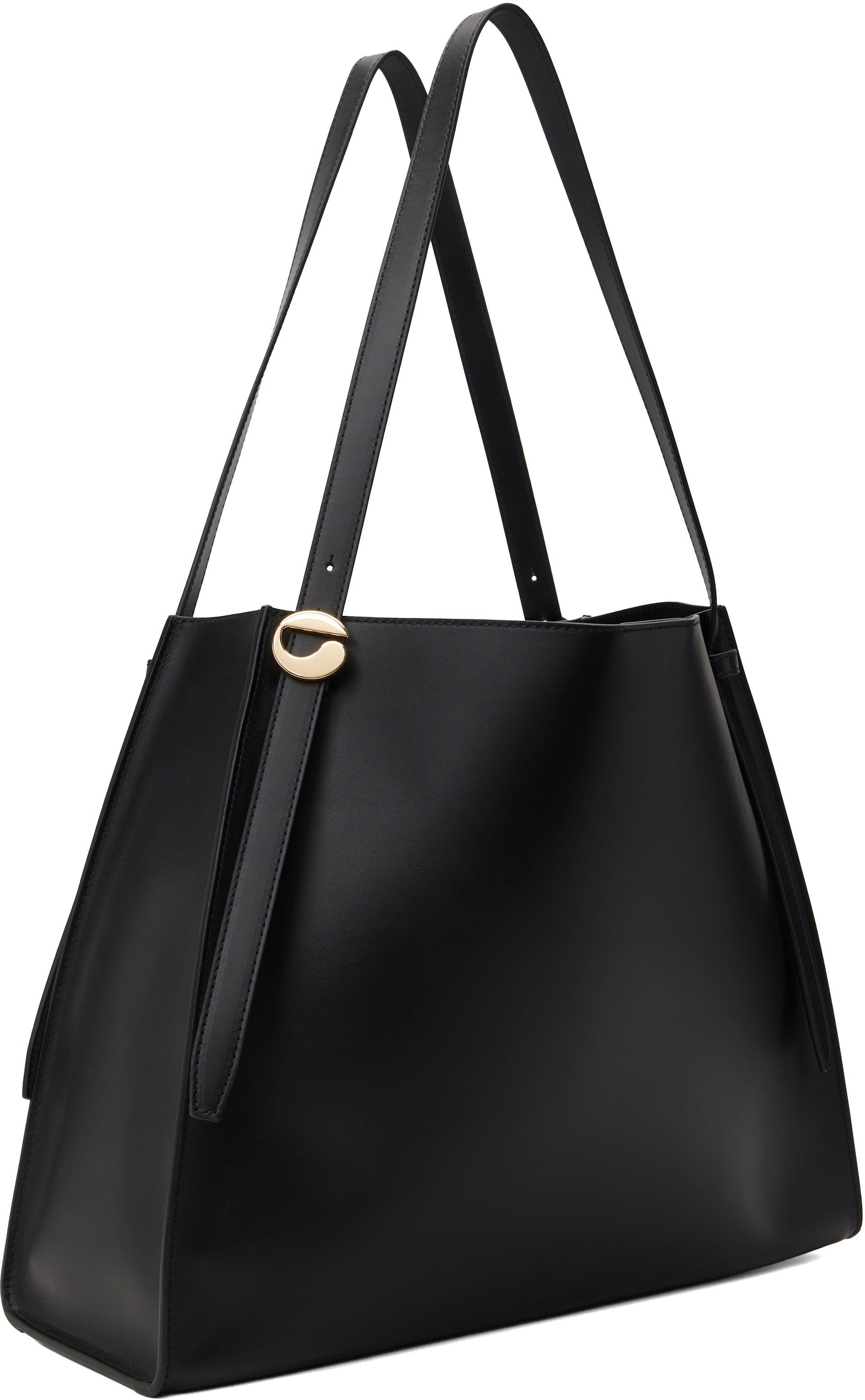 Coperni: Black Logo Belt Tote | SSENSE