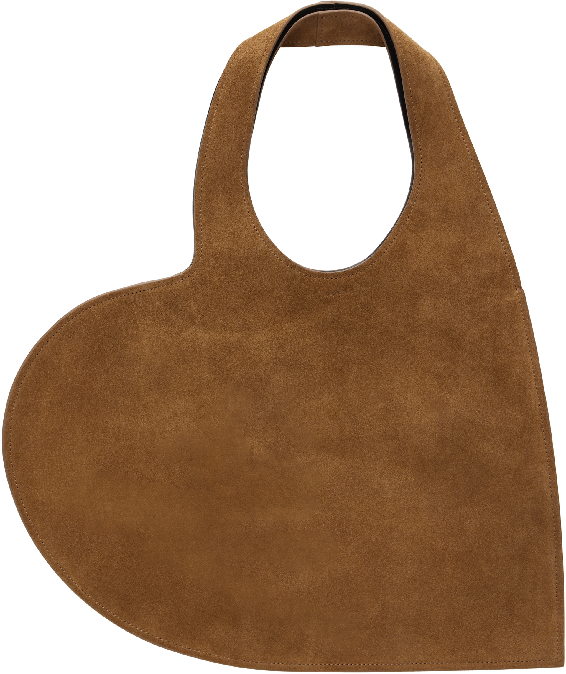 Coperni - Cabas en forme de cœur brun