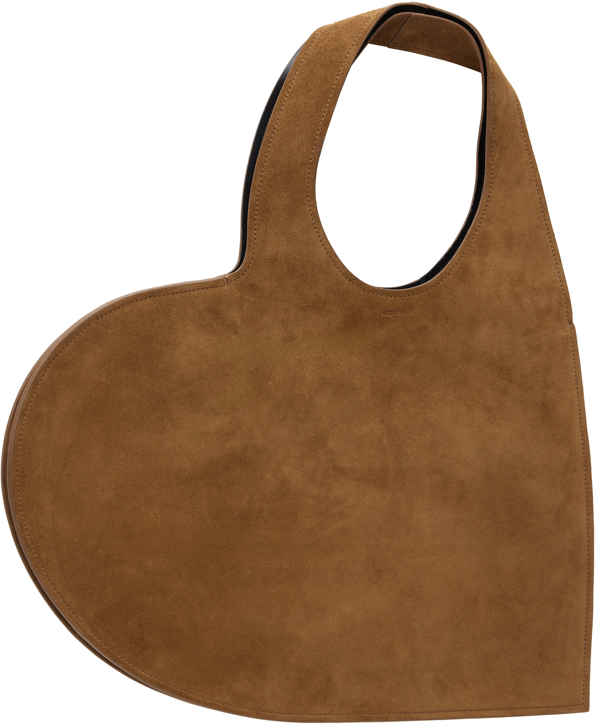 Coperni - Cabas en forme de cœur brun