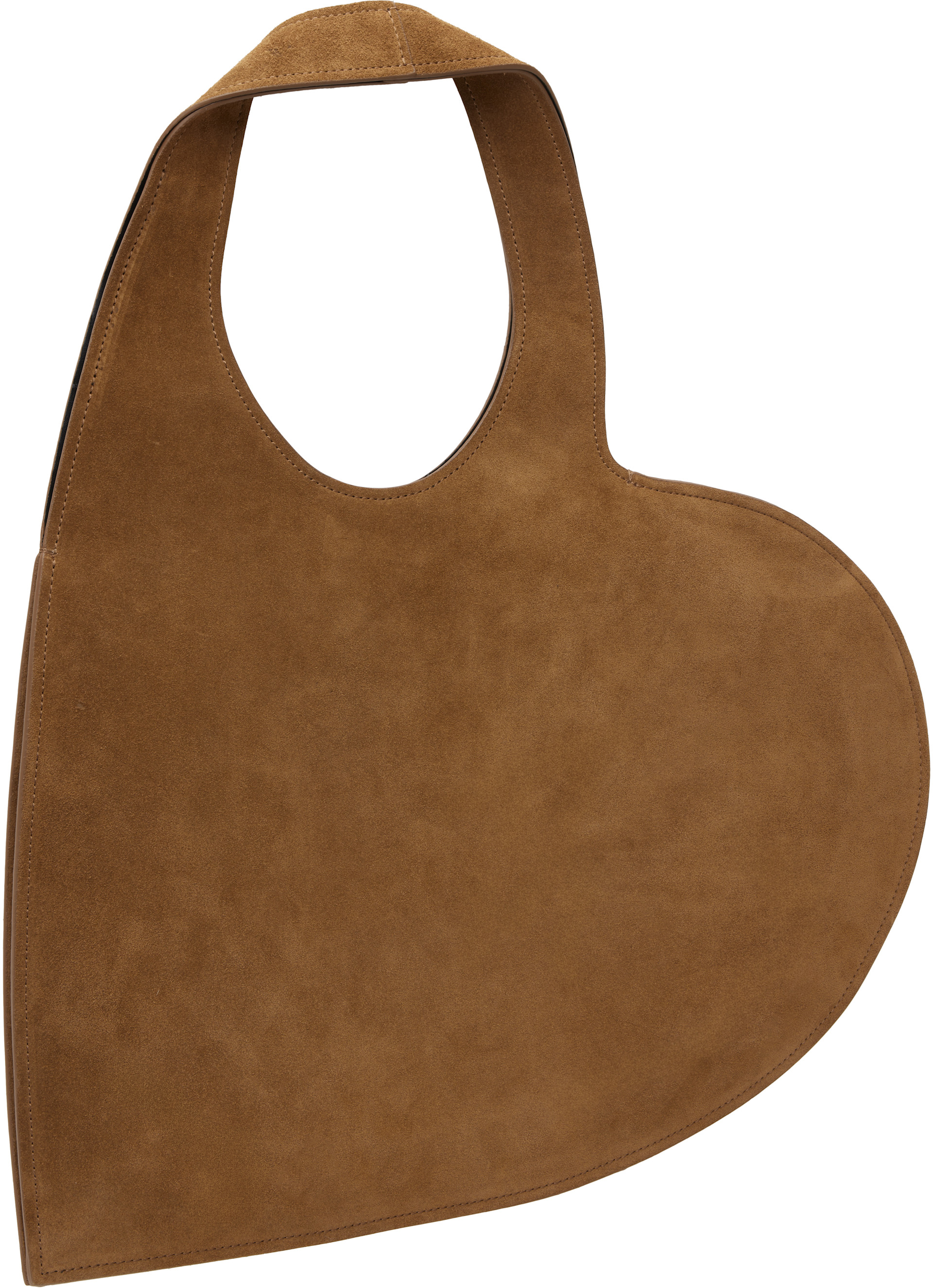 Coperni - Cabas en forme de cœur brun