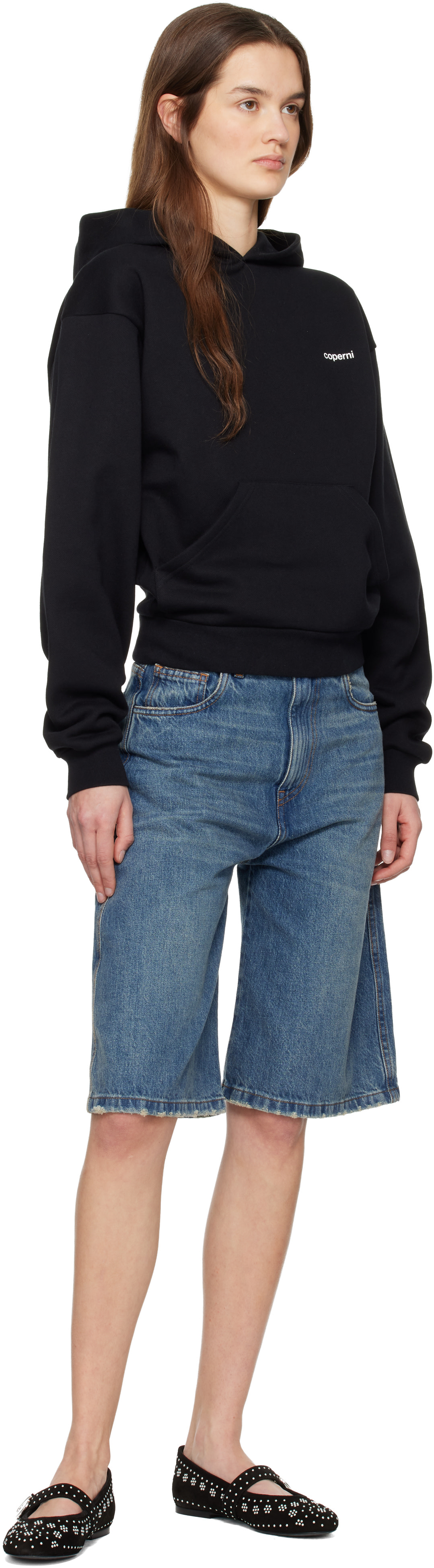 Coperni - Pull à capuche noir