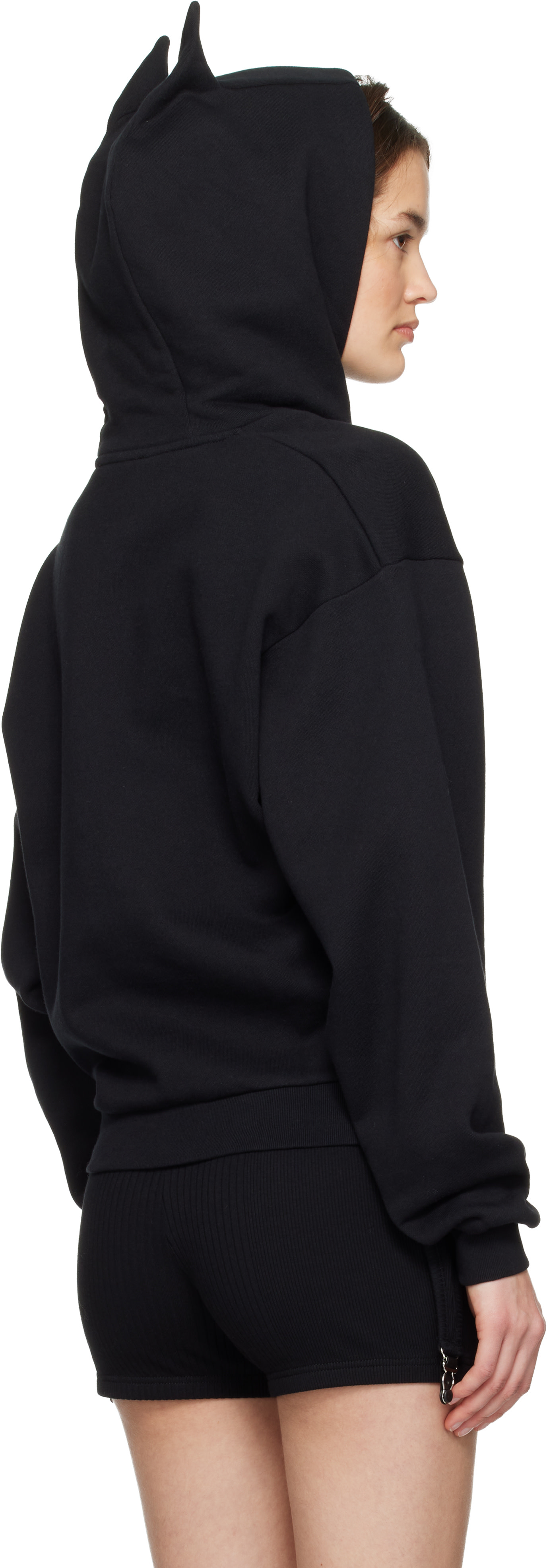 Coperni: Black Horn Hoodie | SSENSE Canada