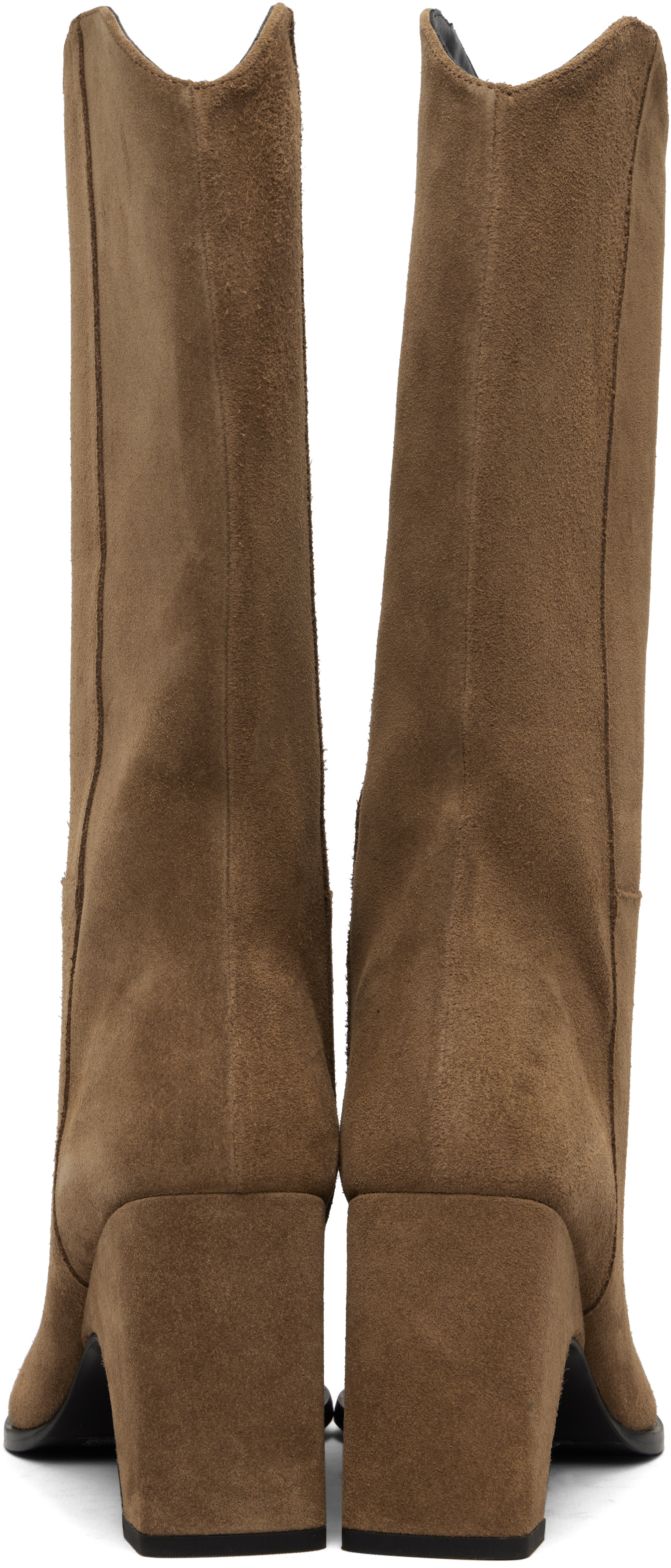 Coperni - Bottes western brunes à semelle arquée