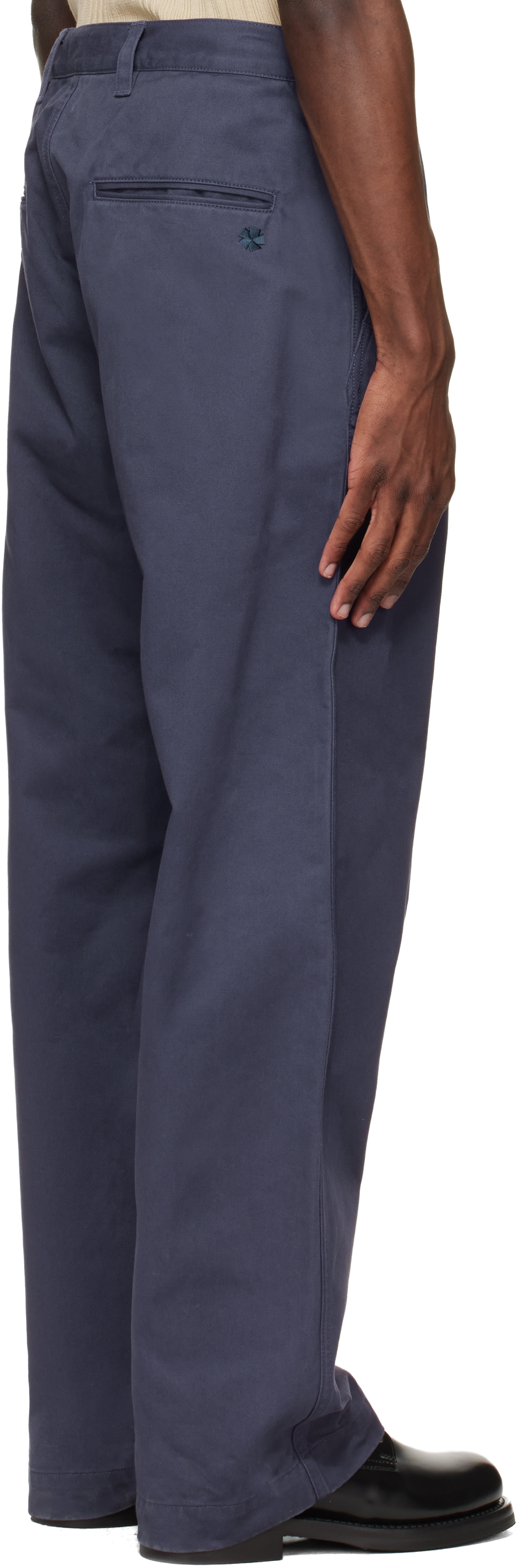 vowels - Navy Work Trousers