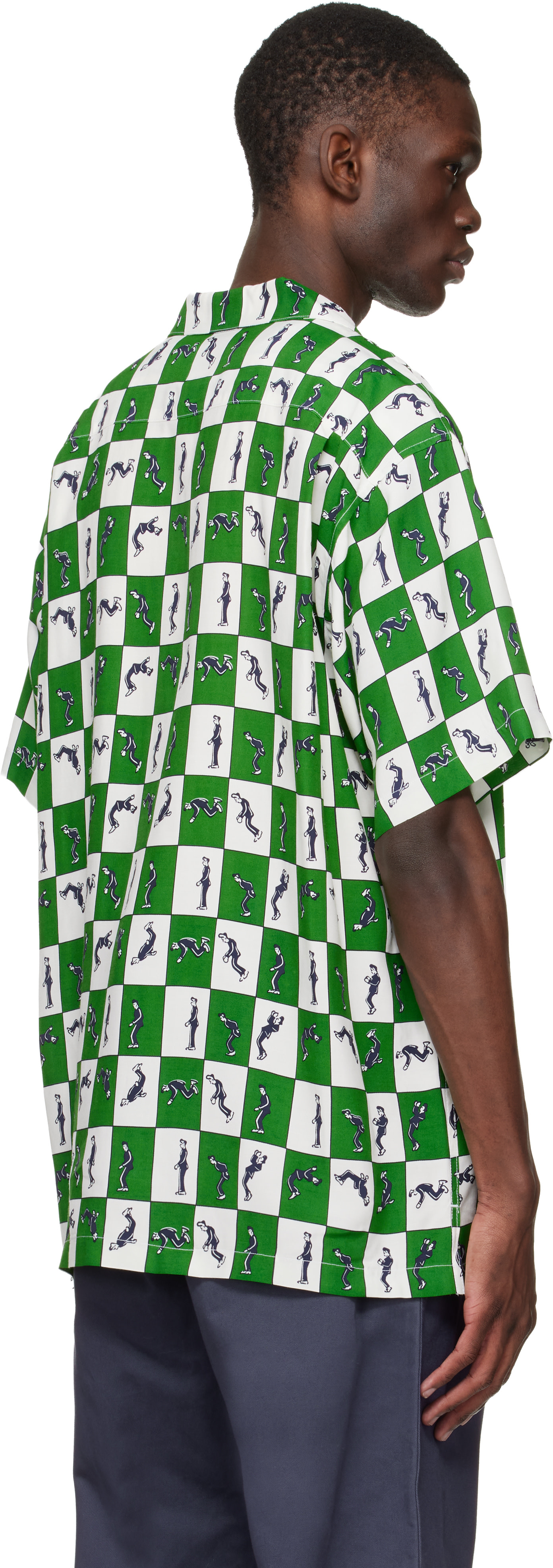 vowels - Chemise Elvis verte