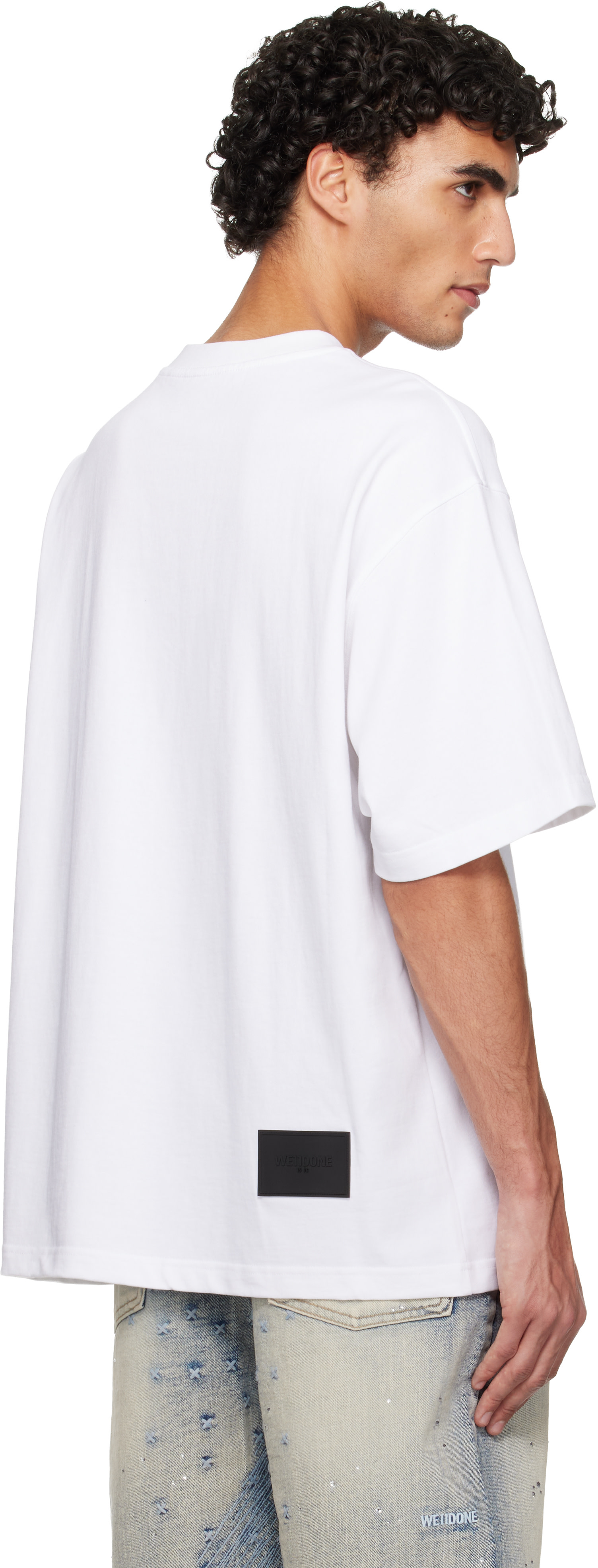 We11done - T-shirt blanc à logo