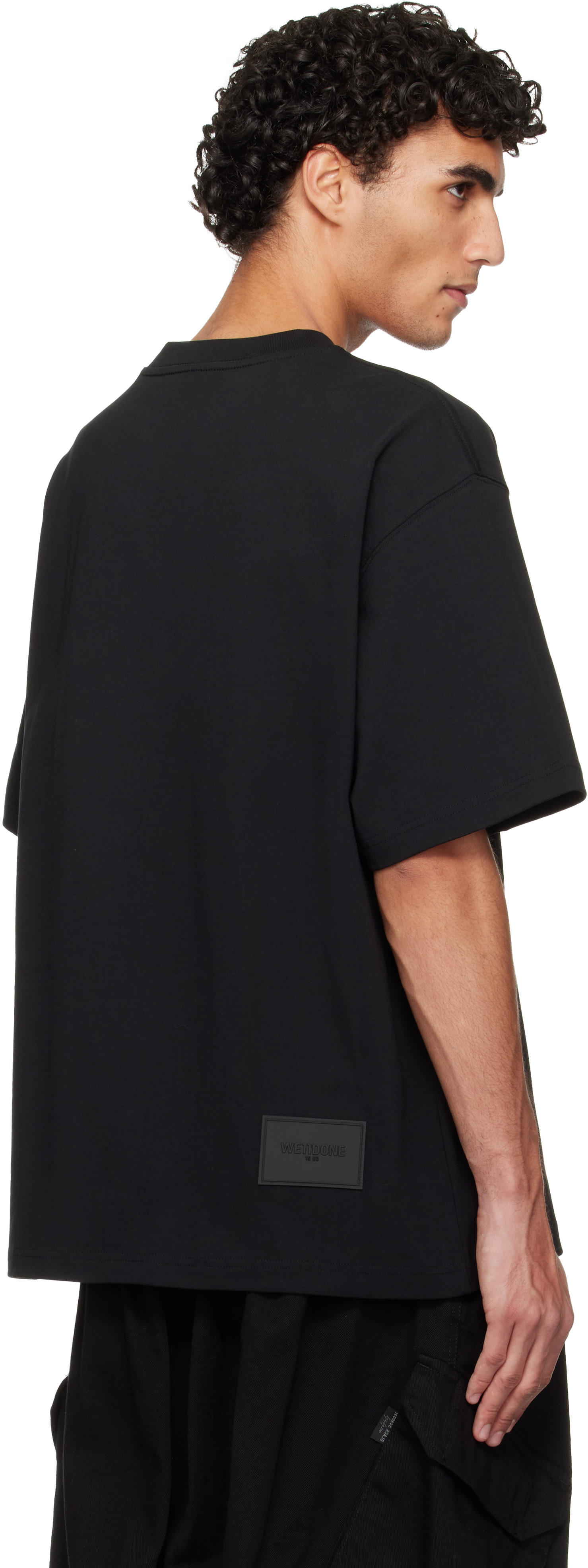 We11done - Black Large Basic Logo T-shirt
