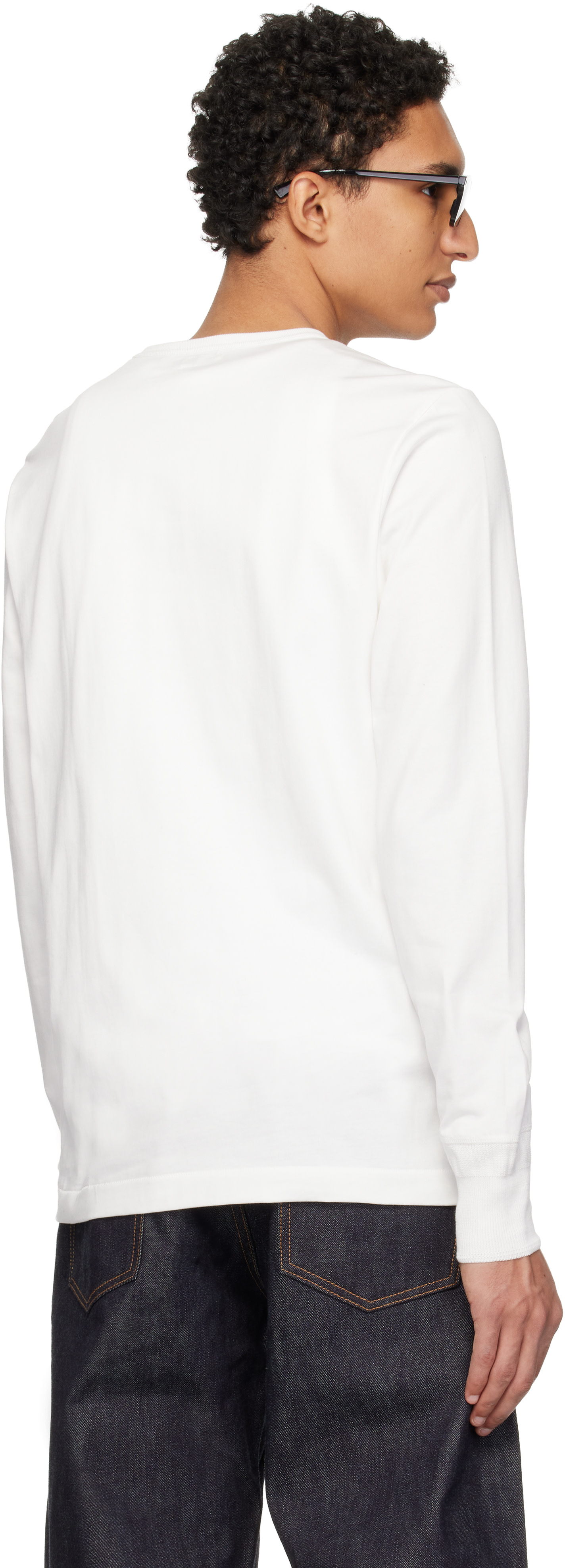 Merz b. Schwanen: ホワイト 2M06 Mid-Century Machine Refined Fit