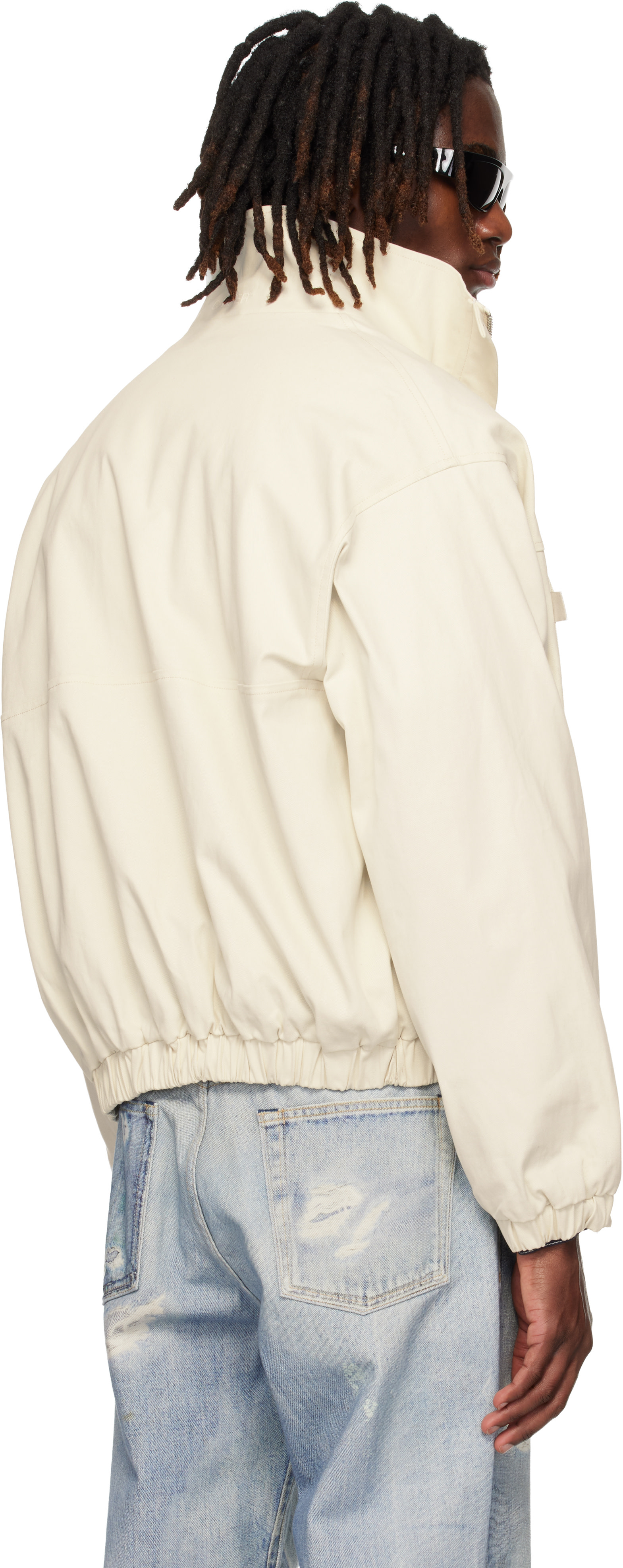CARRER - Blouson Barrau blanc cassé