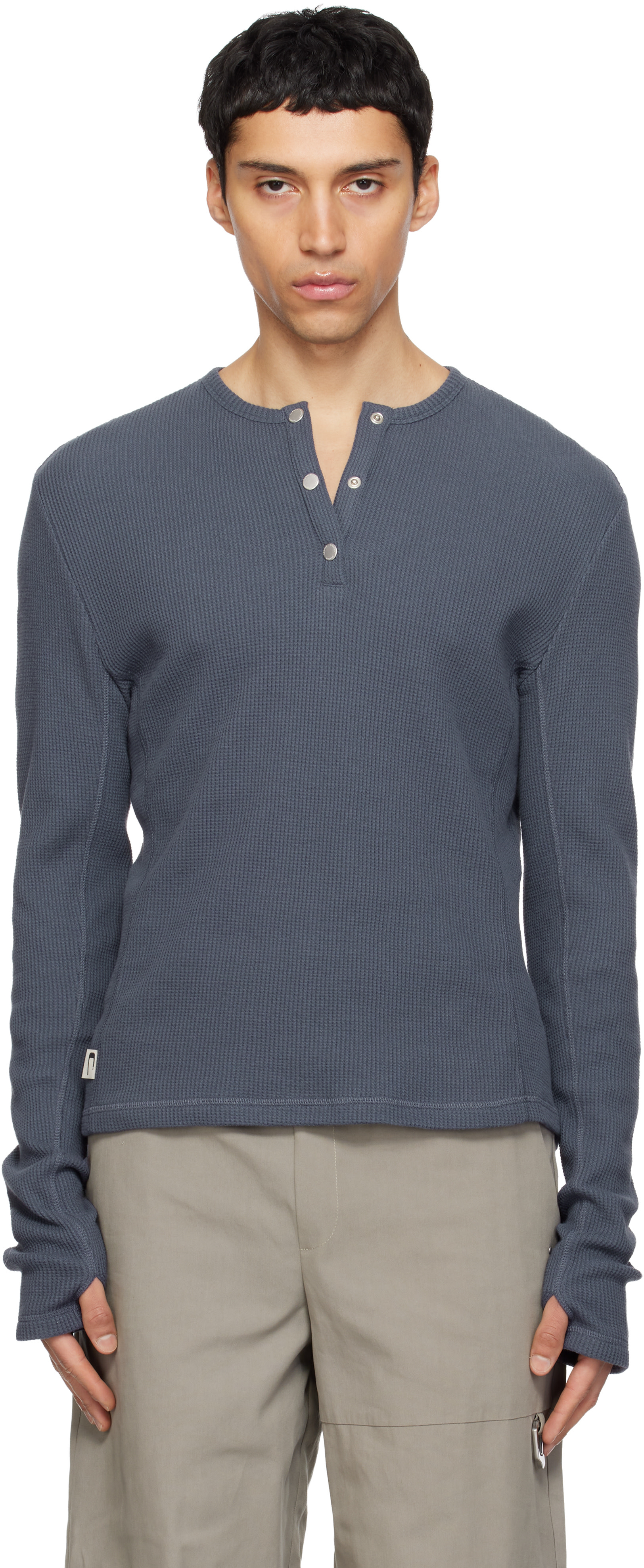 CARRER - Henley Lis bleu marine