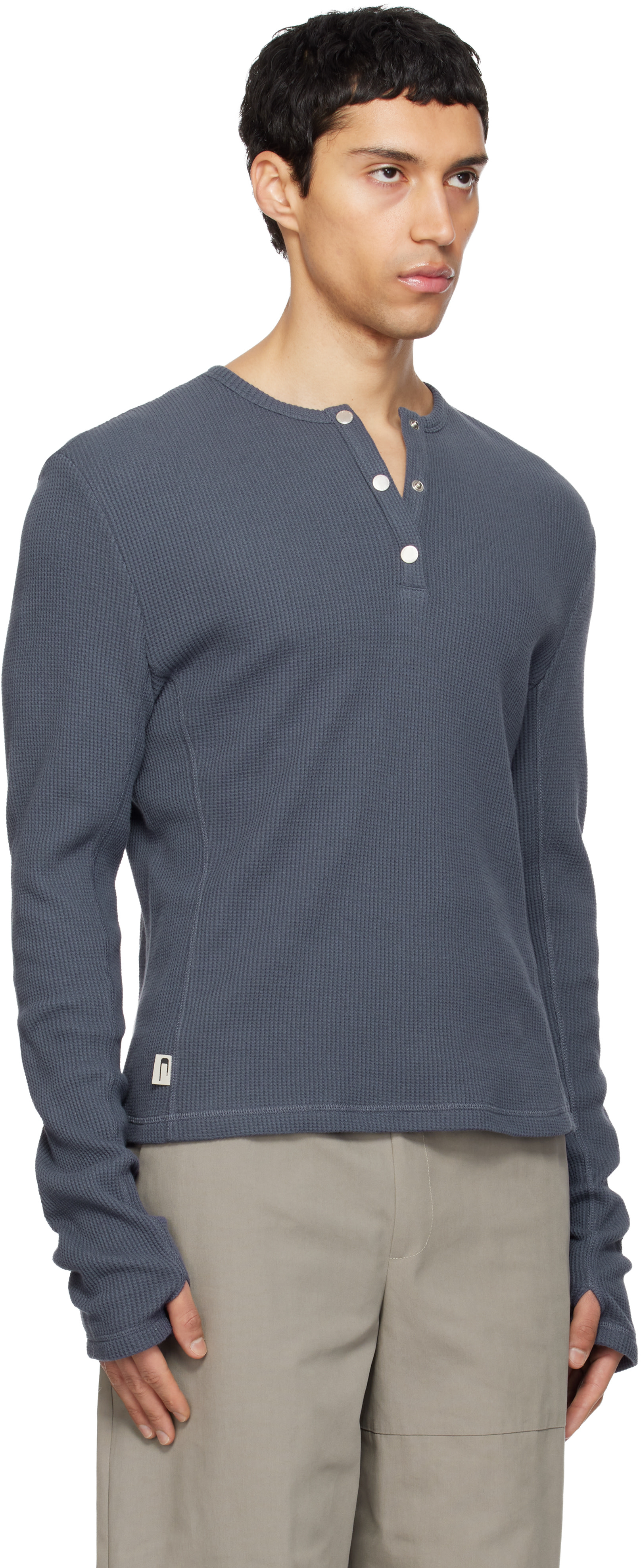 CARRER - Henley Lis bleu marine