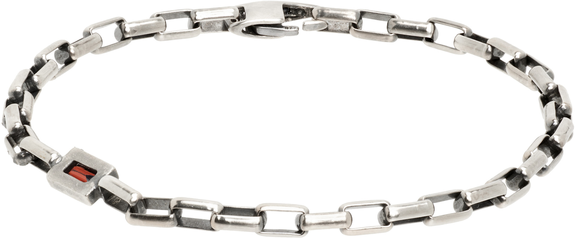 title of work - Bracelet à grenat