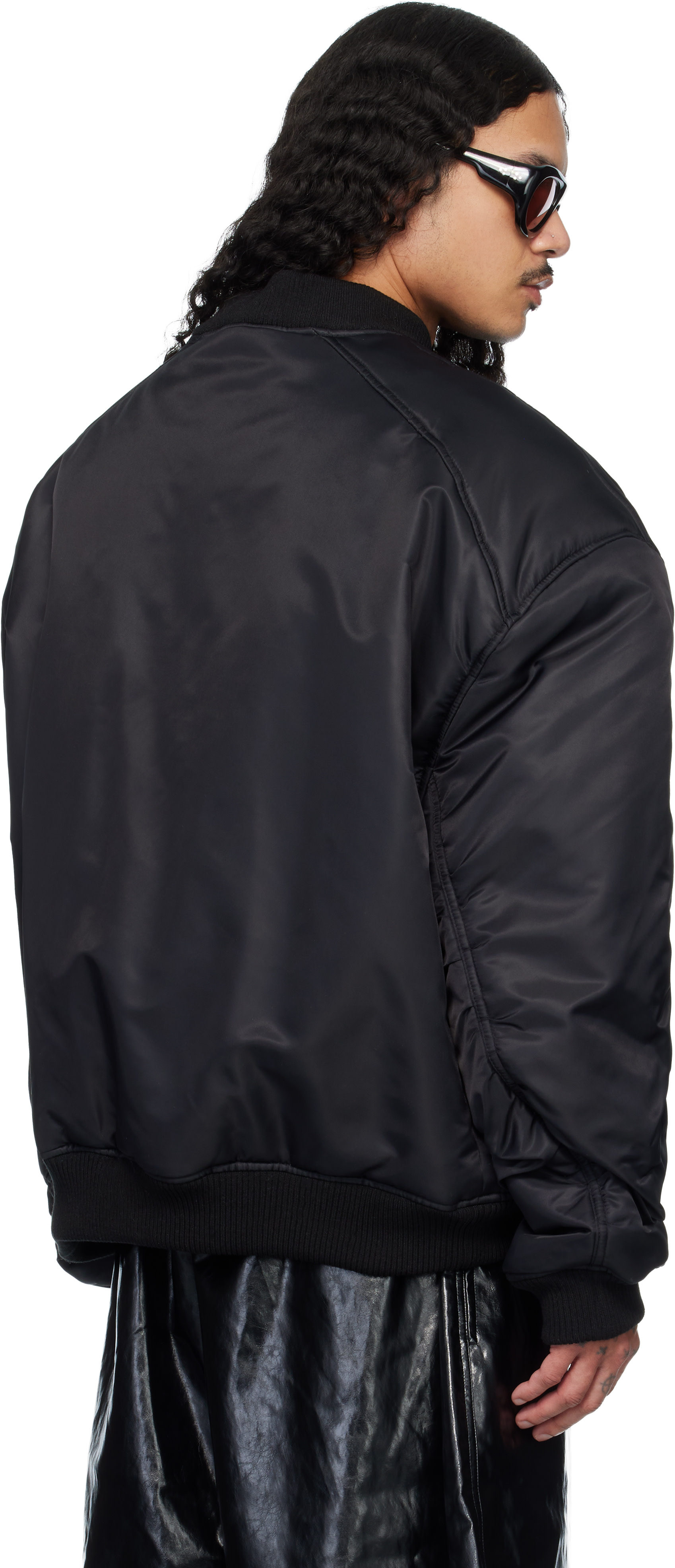 LU’U DAN - Pull molletonné Unibomber noir