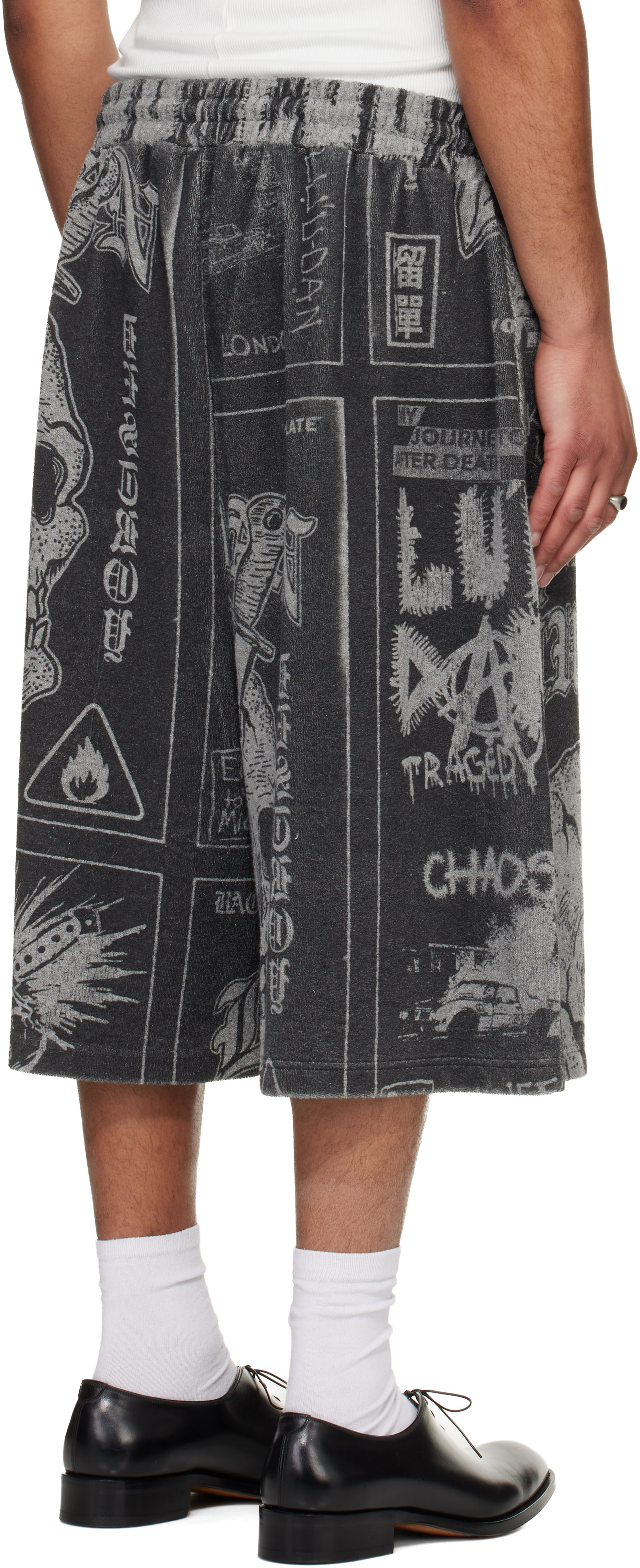 LU’U DAN - Short de basketball gris