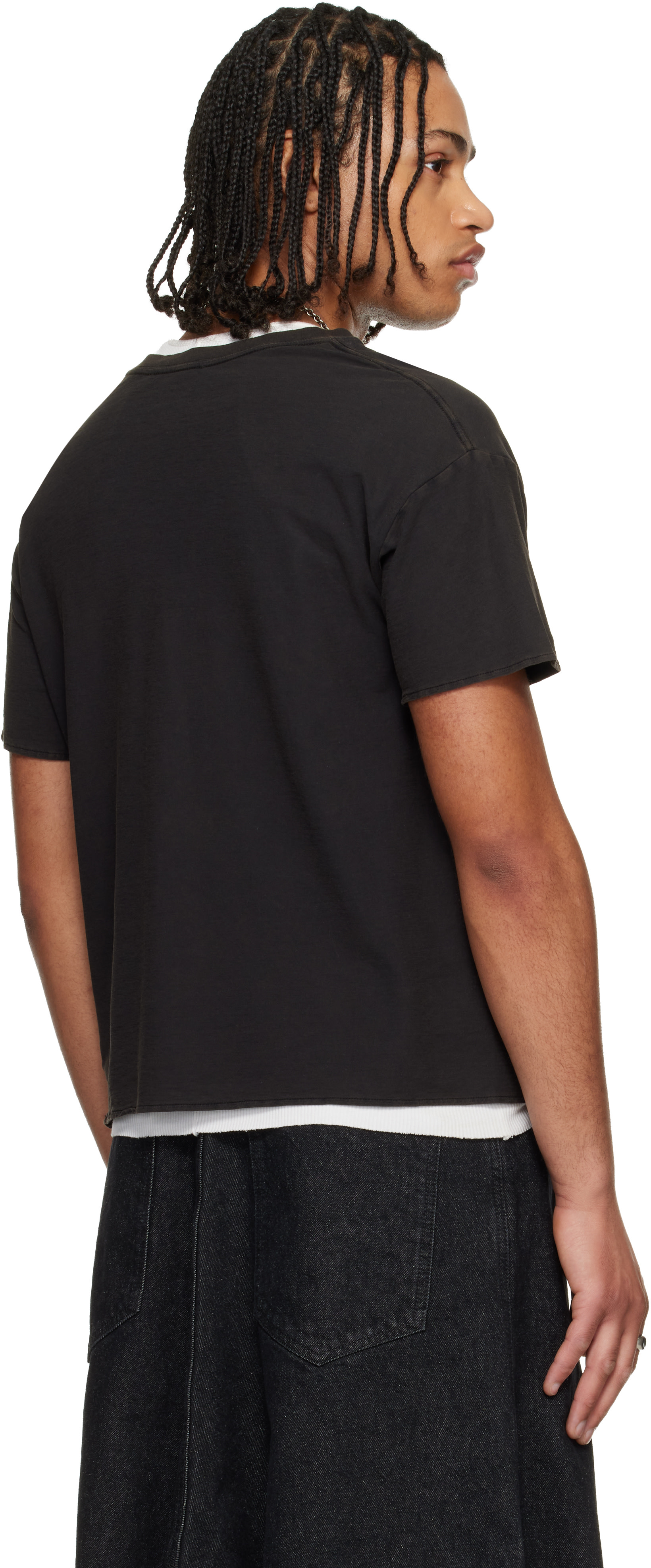 LU’U DAN - T-shirt Thrash noir