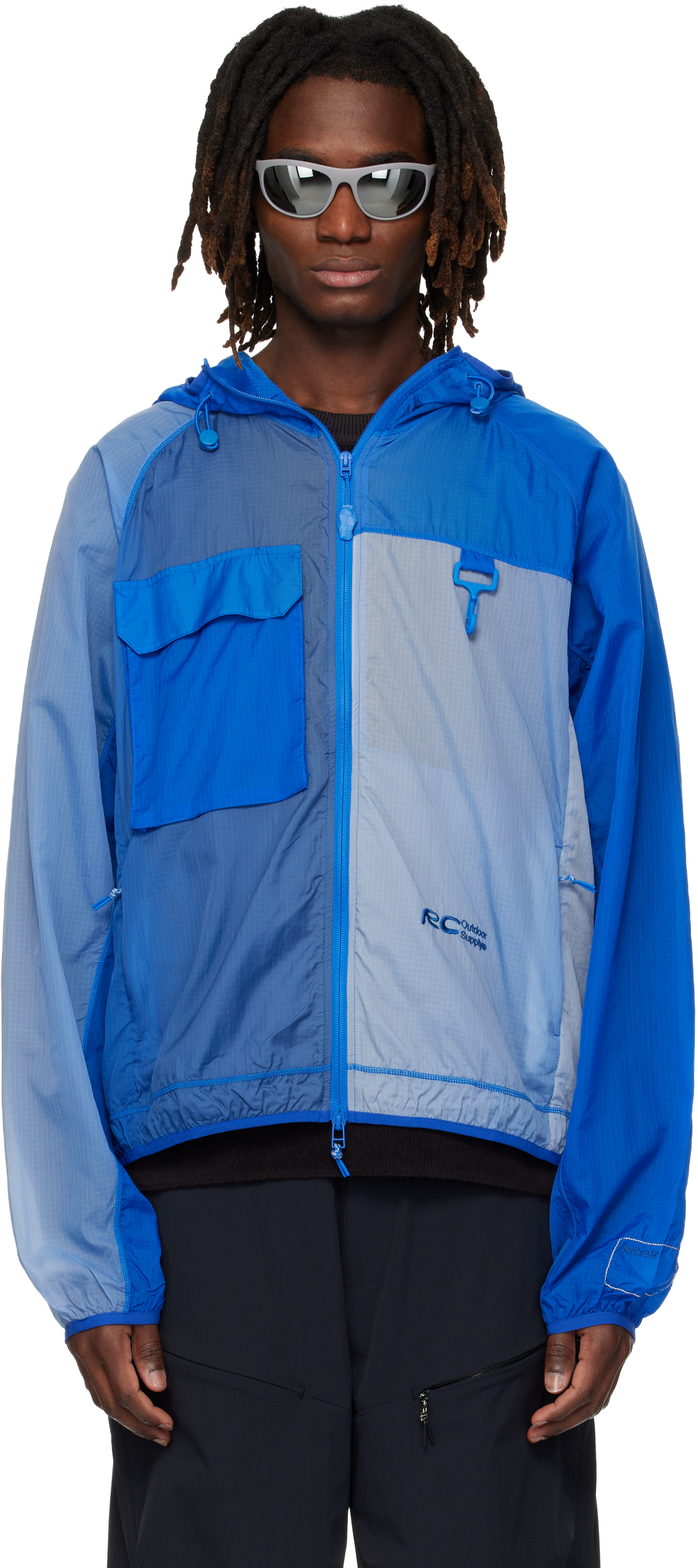 RCOS - Blouson de course Griffith bleu marine