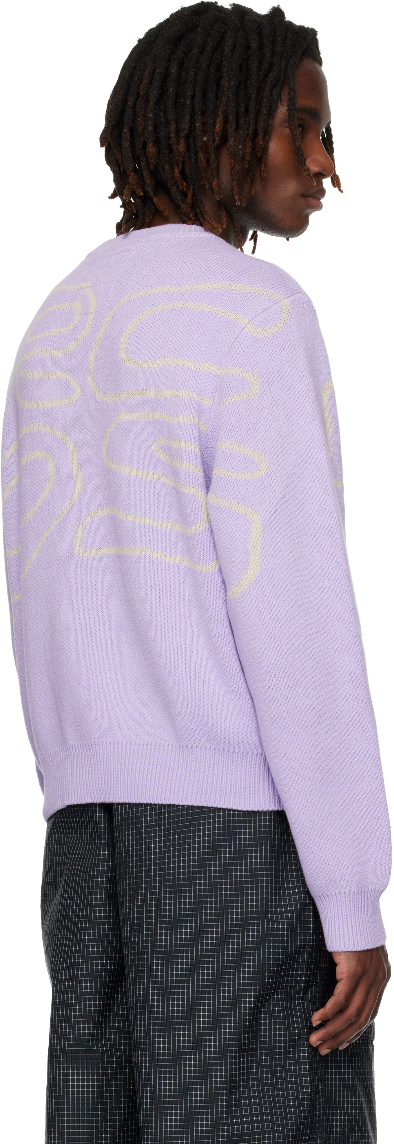 RCOS - パープル Stack Logo Knit セーター