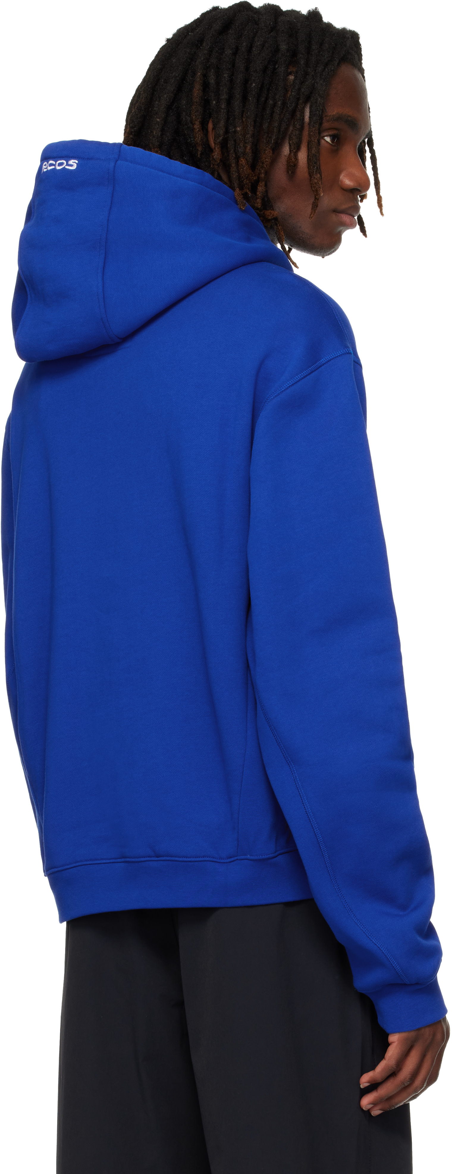 RCOS - Pull à capuche bleu marine à logo