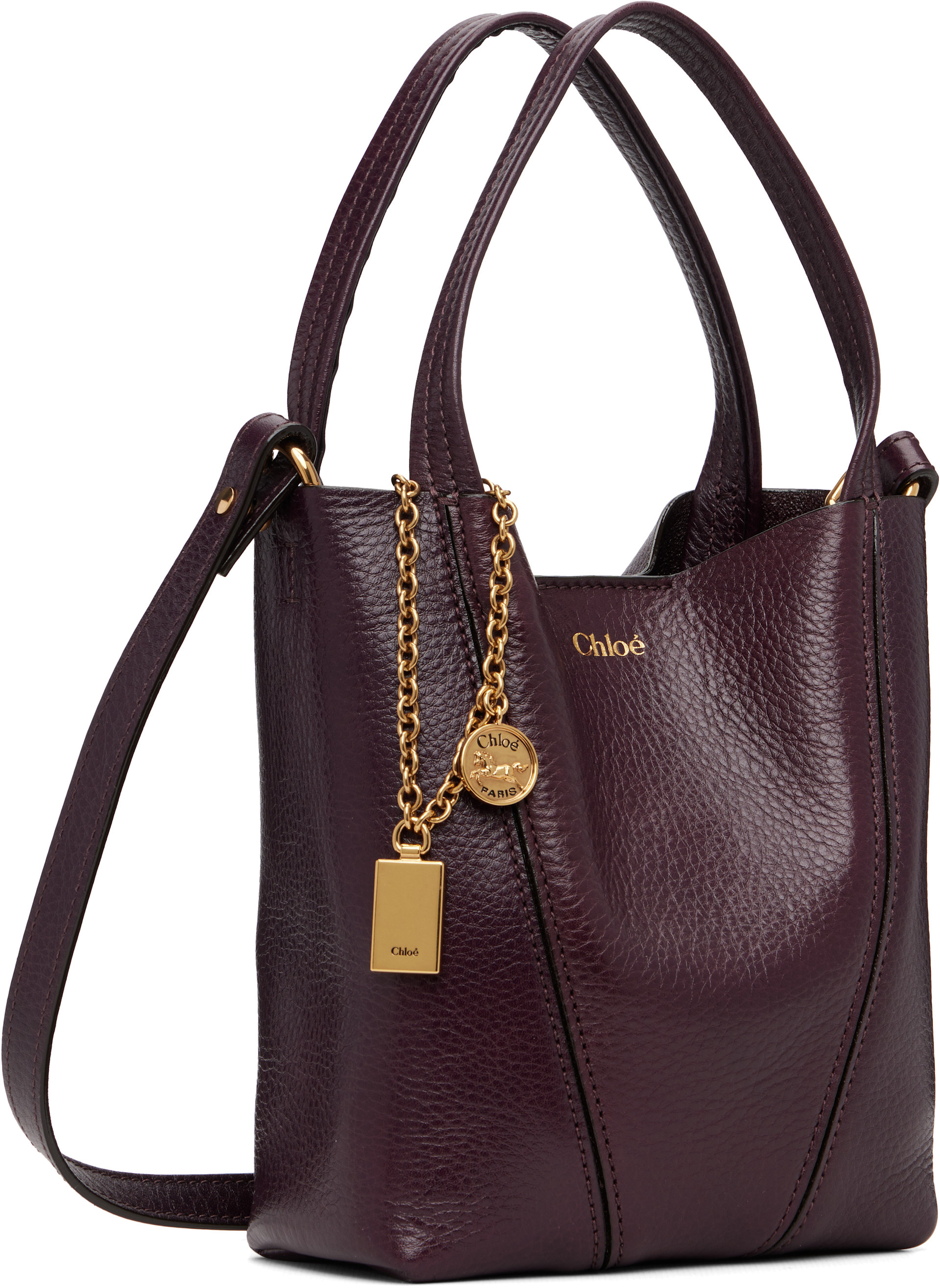 Chloé - ブラウン スモール 'Chloé' Spin トートバッグ