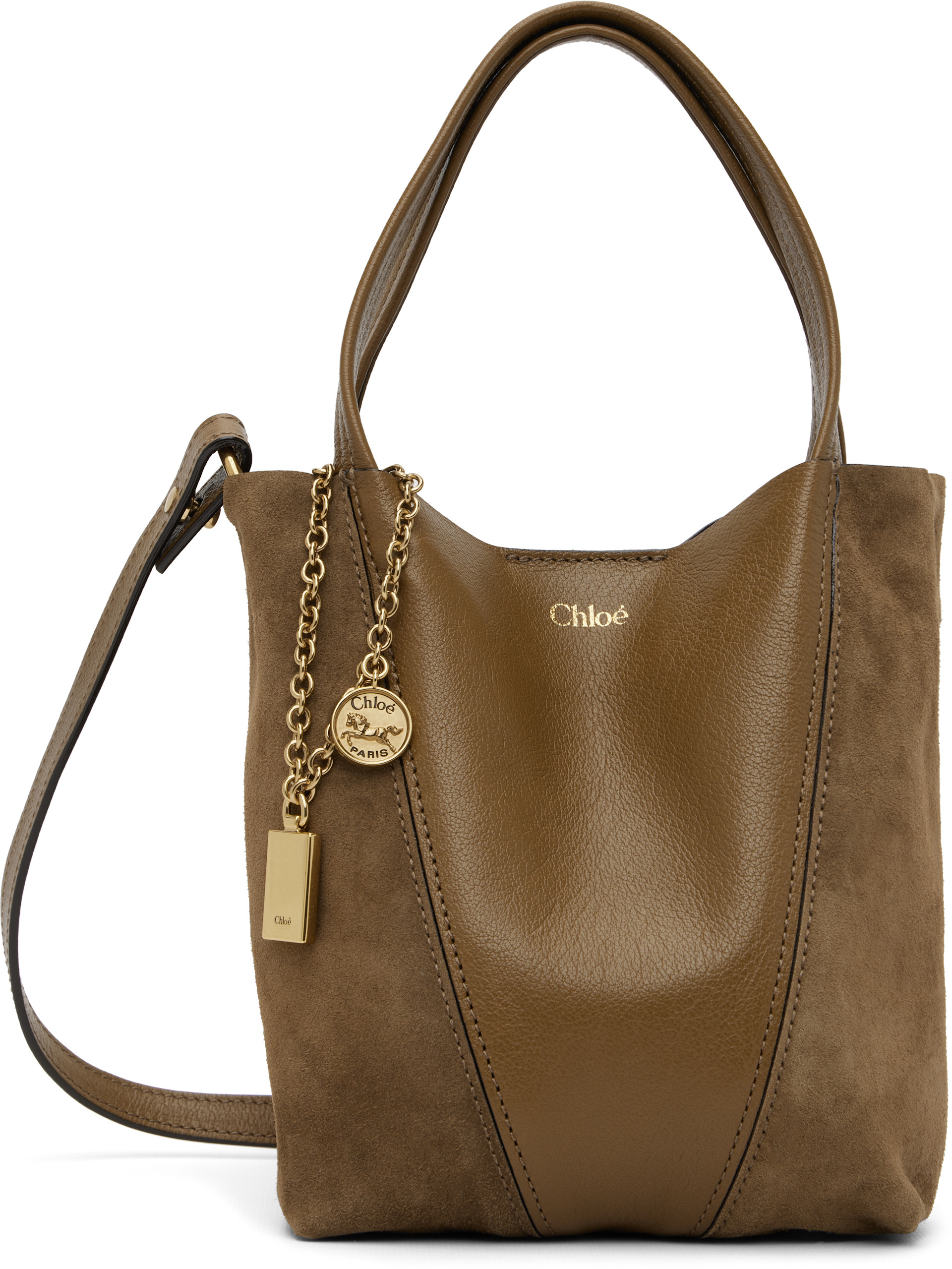 Chloé - ブラウン スモール 'Chloé' Spin トートバッグ