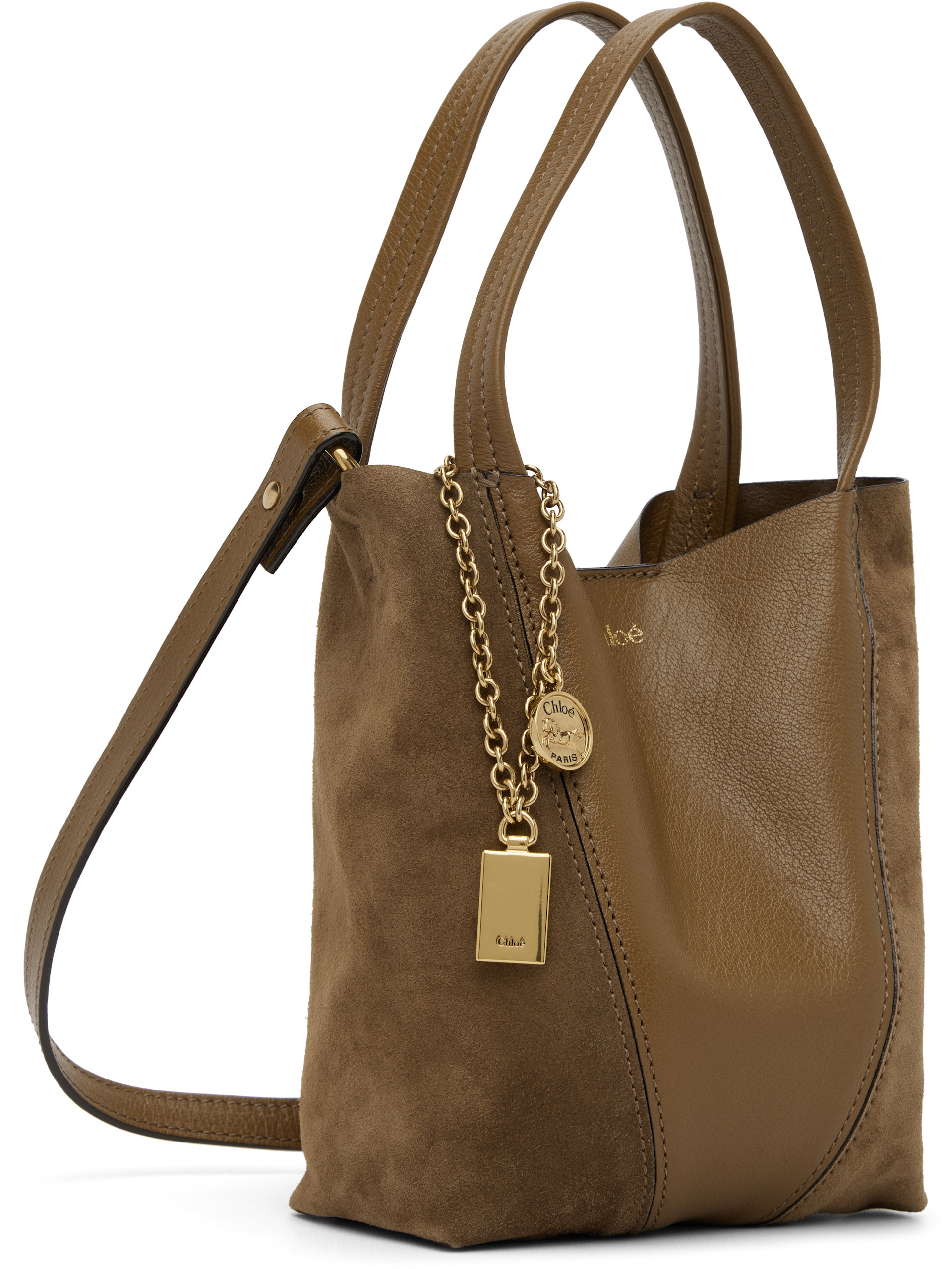 Chloé - ブラウン スモール 'Chloé' Spin トートバッグ