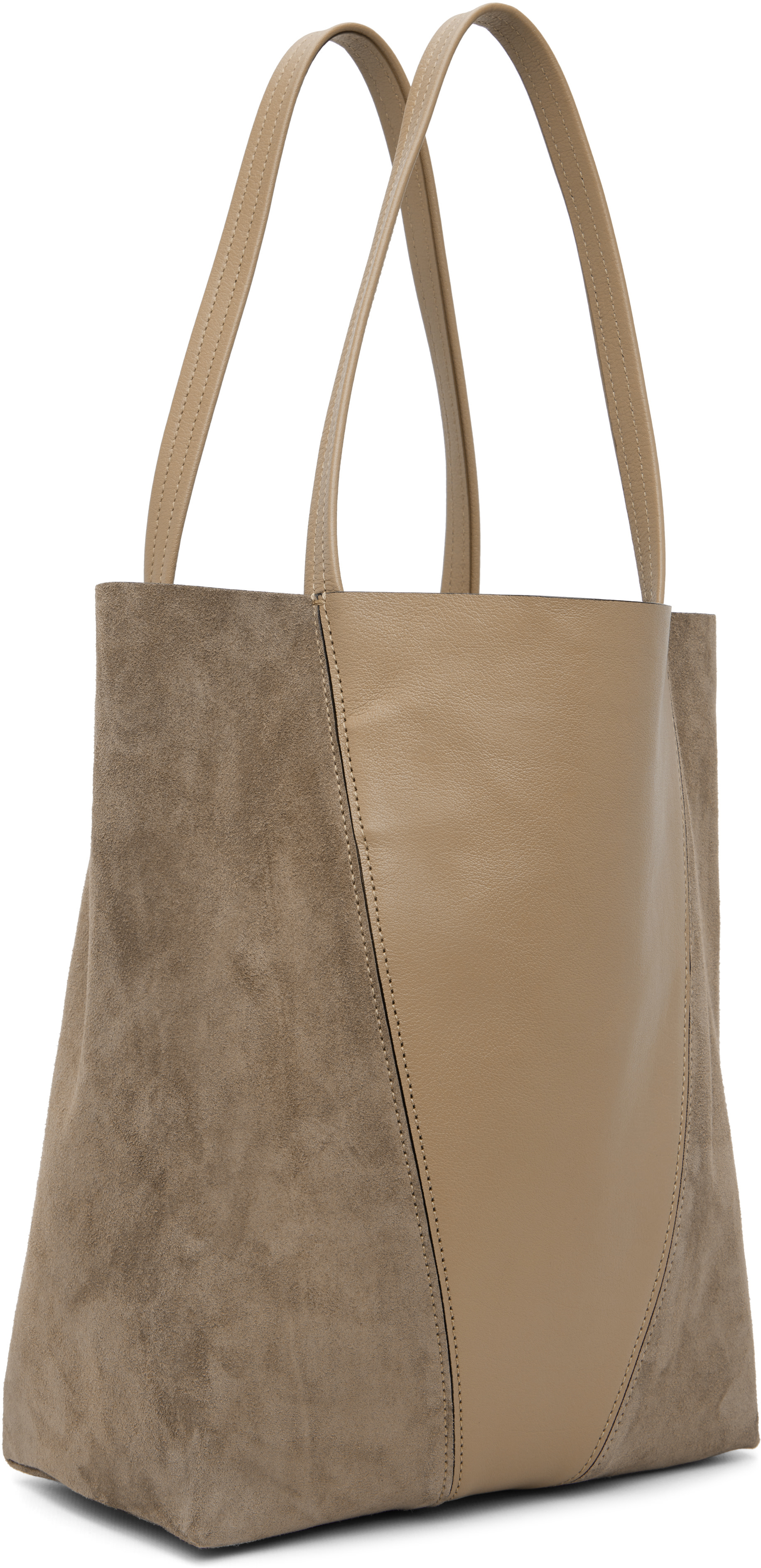 Chloé - ベージュ 'Chloé Spin' トートバッグ