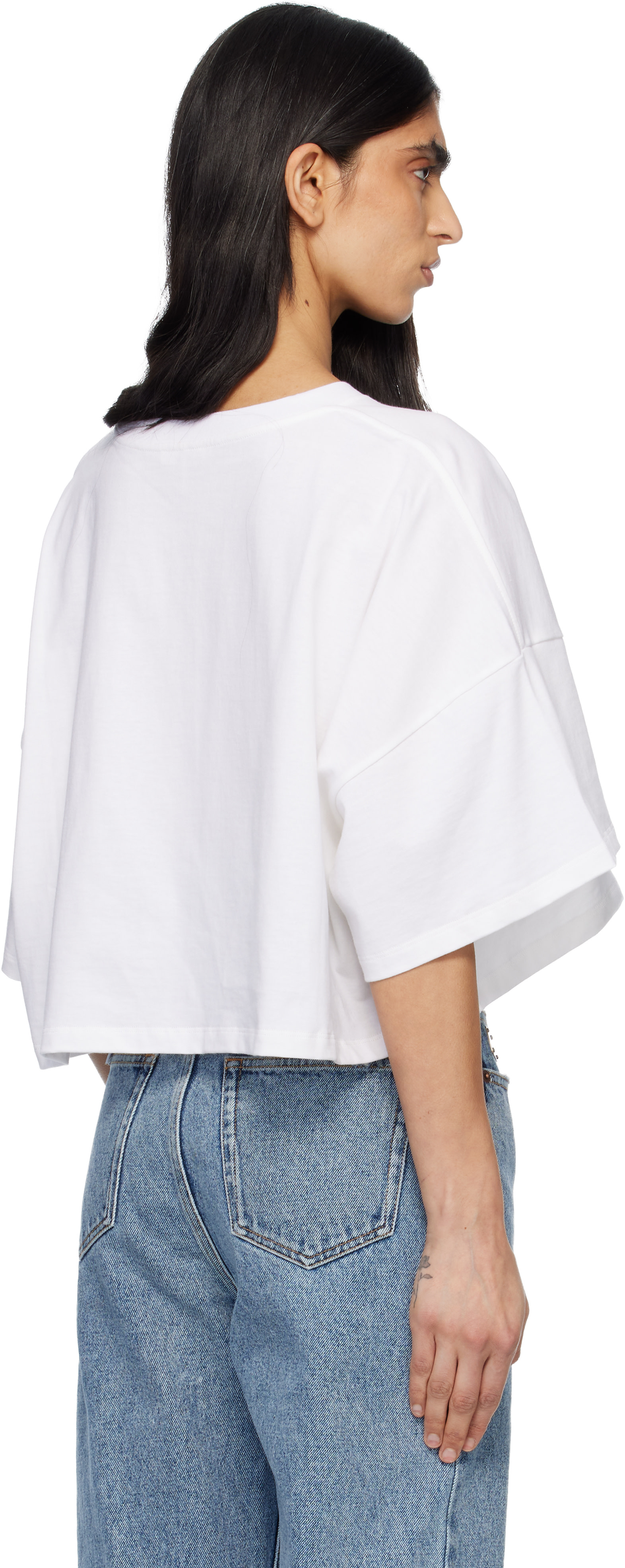 Chloé - T-shirt blanc à logo
