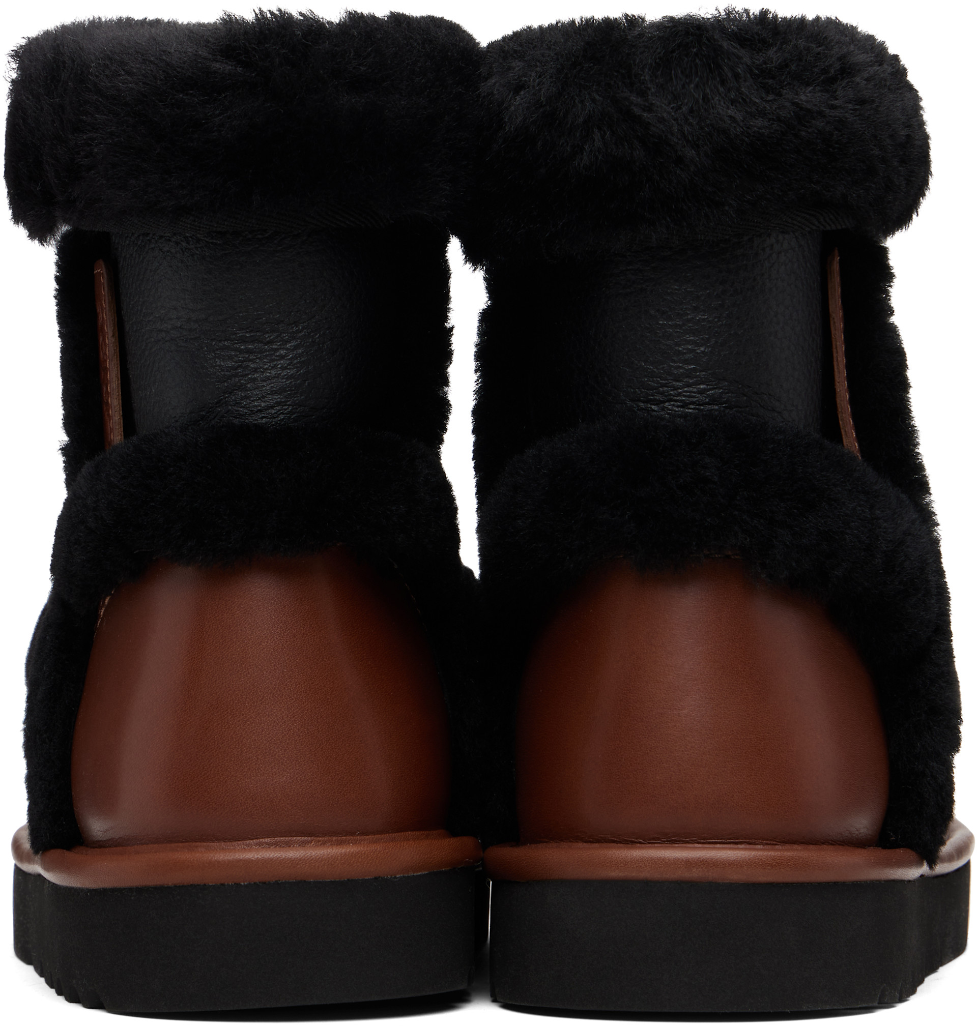 Chloé - Bottines Dolcie noir et brun
