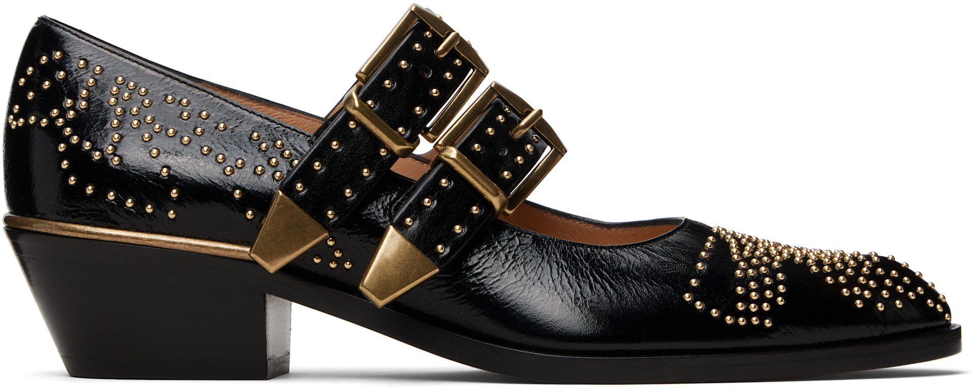 Chloé - Chaussures à talon Susanna noires