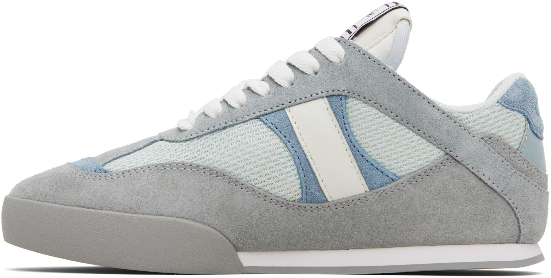 Chloé - Baskets bleu et gris à logo