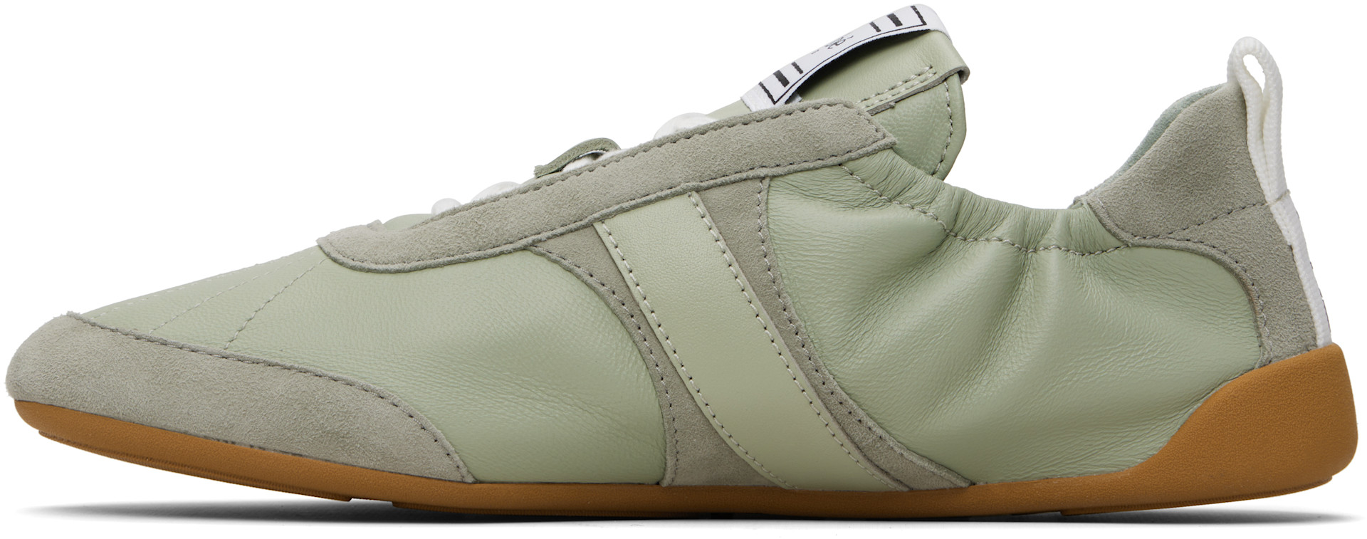 Chloé - Baskets Kick vertes à logo