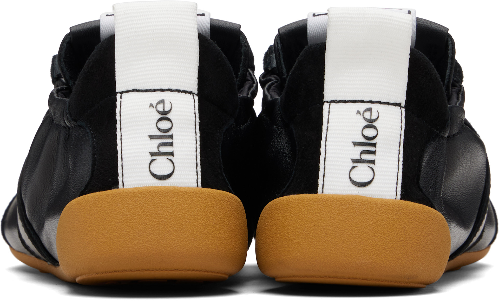 Chloé - Baskets Kick noires à logo