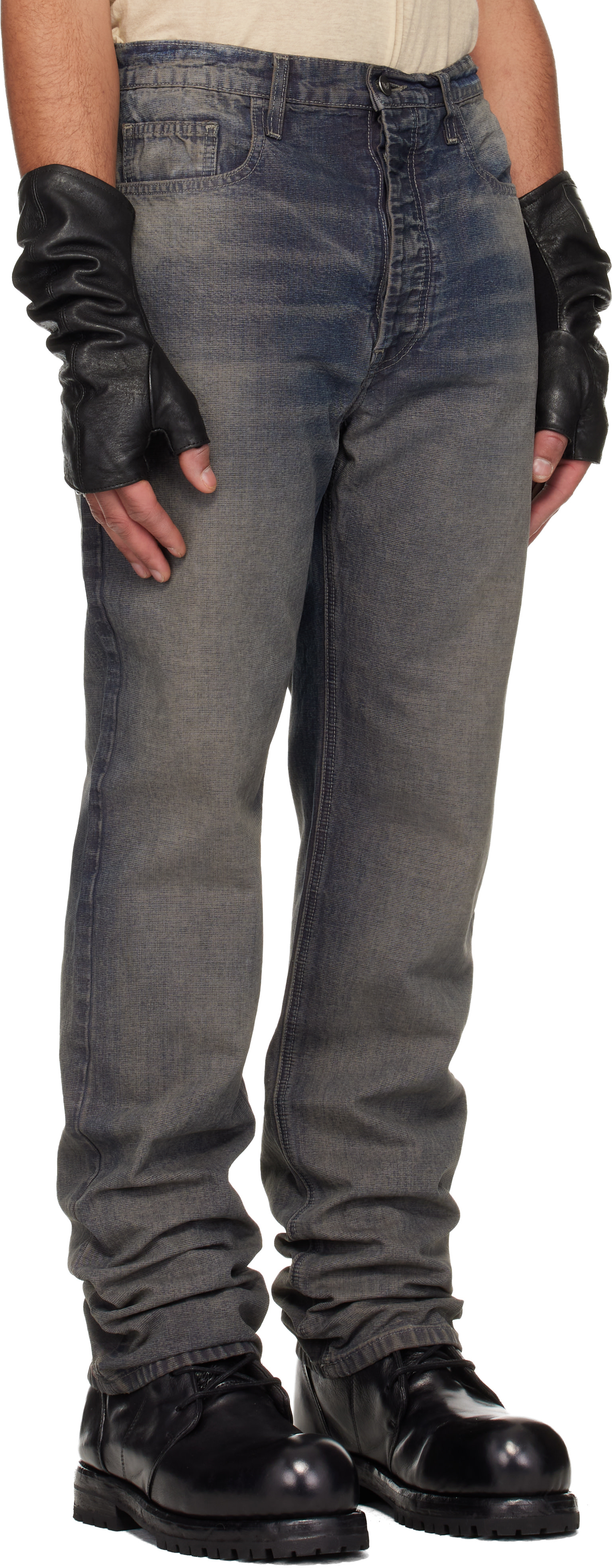 【美品 サイズ32】ALEXANDER DIGENOVA パンツ ALEXANDER DIGENOVA: ネイビー Classic ストレートレッグ ジーンズ