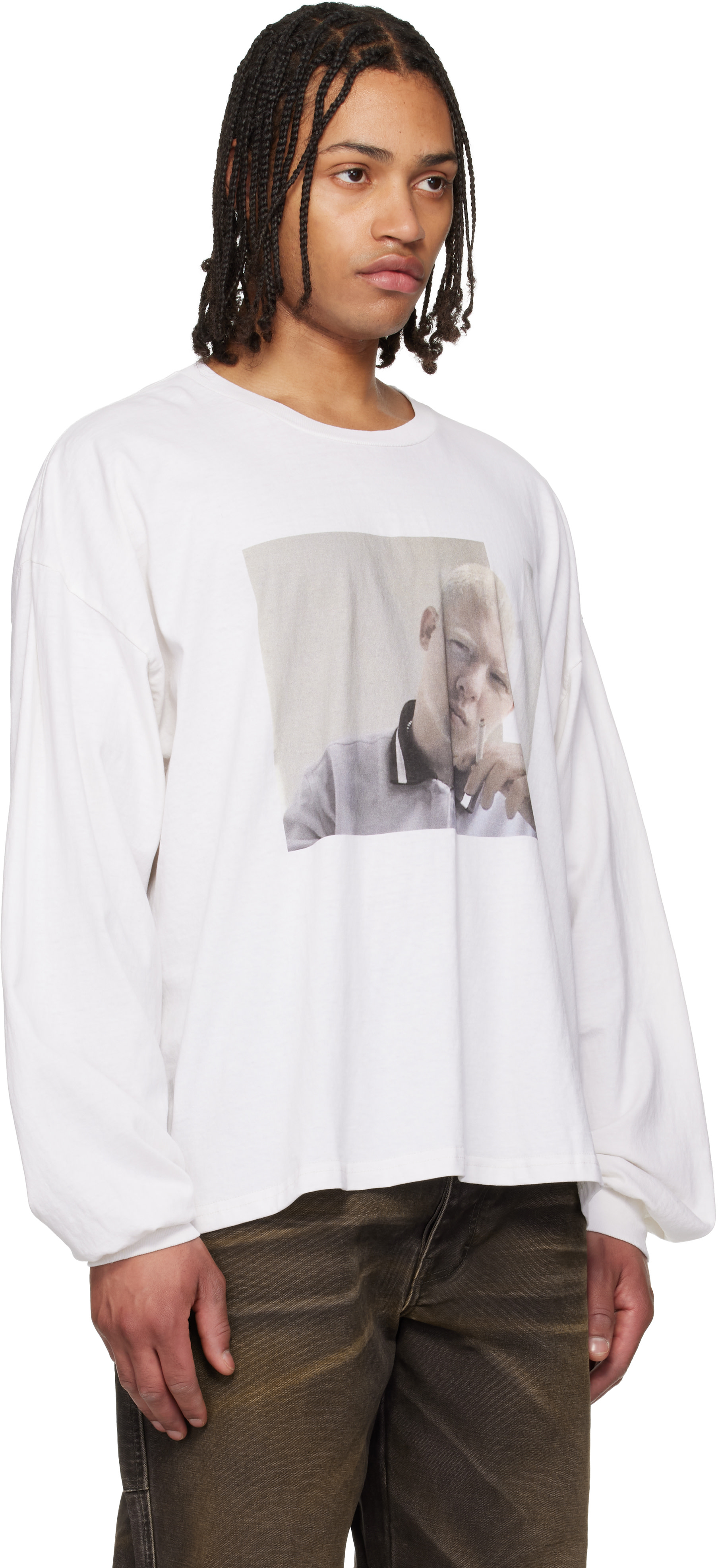 ALEXANDER DIGENOVA: Off-White Alexander Long Sleeve T-shirt