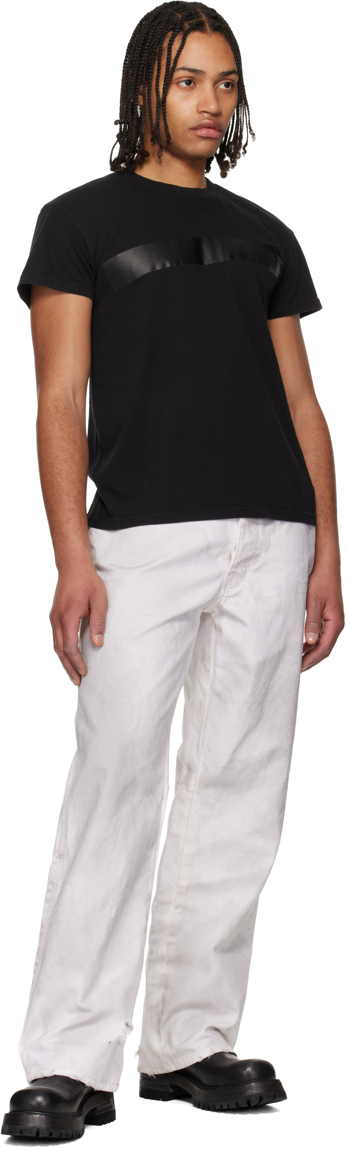 I*L様 【美品】ALEXANDER DIGENOVA DUCT TAPE CA ALEXANDER DIGENOVA: Black Duct Tape T-shirt | SSENSE Puerto Rico