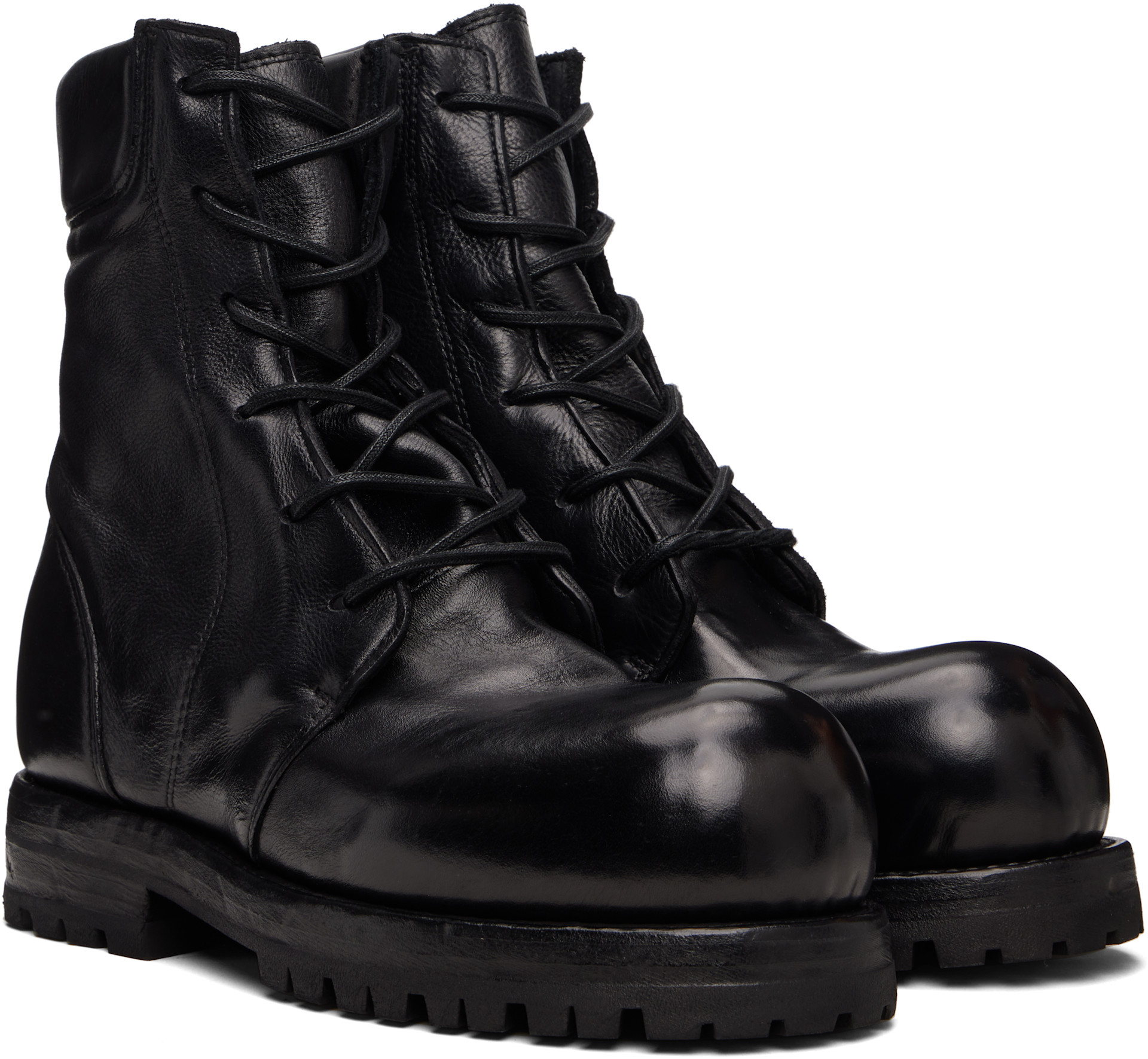 ALEXANDER DIGENOVA: Black Moan V02 Boots | SSENSE Canada