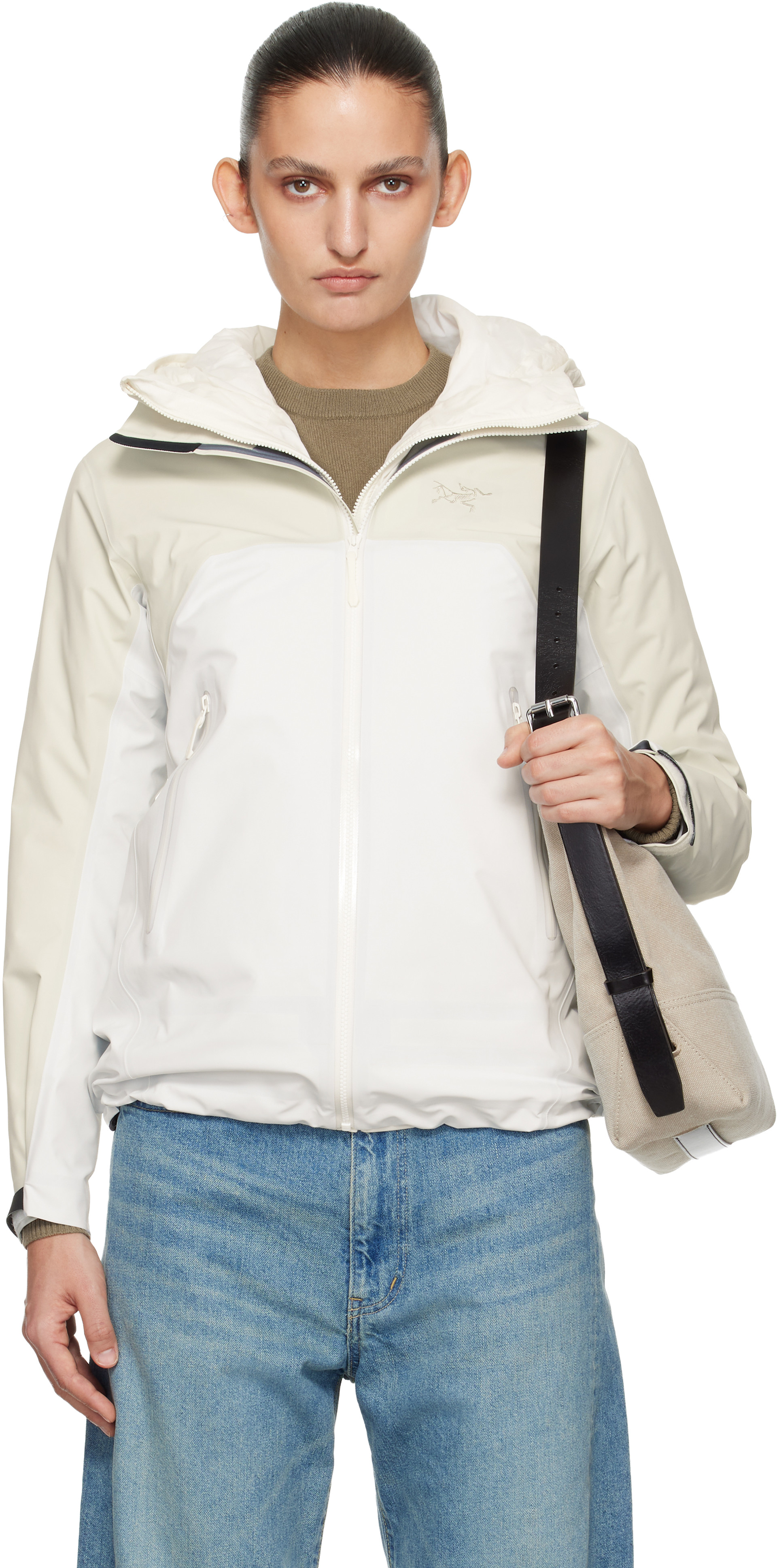 Arc'teryx - Blouson Beta blanc cassé