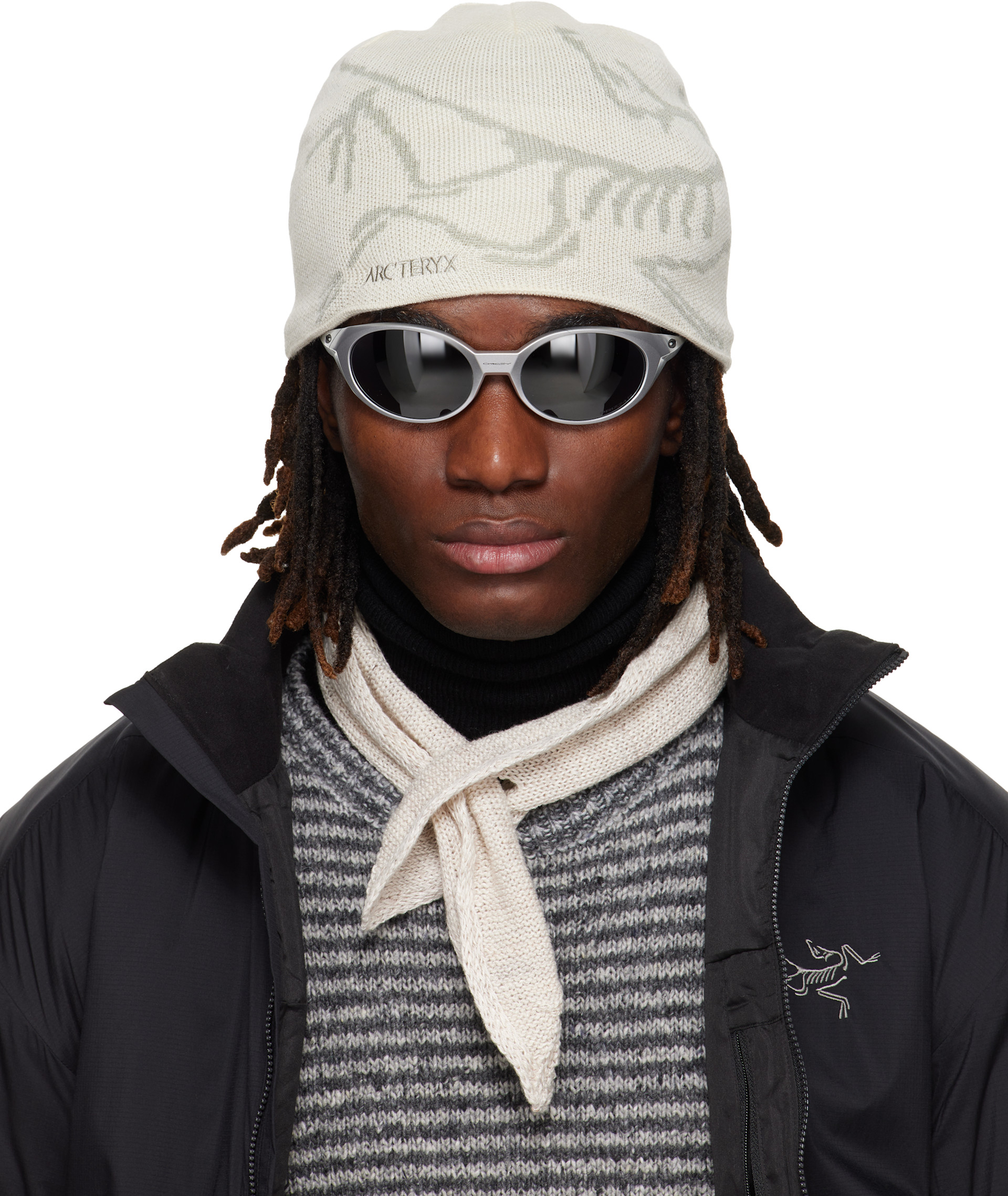 Arc'teryx - Bonnet Bird Head blanc cassé