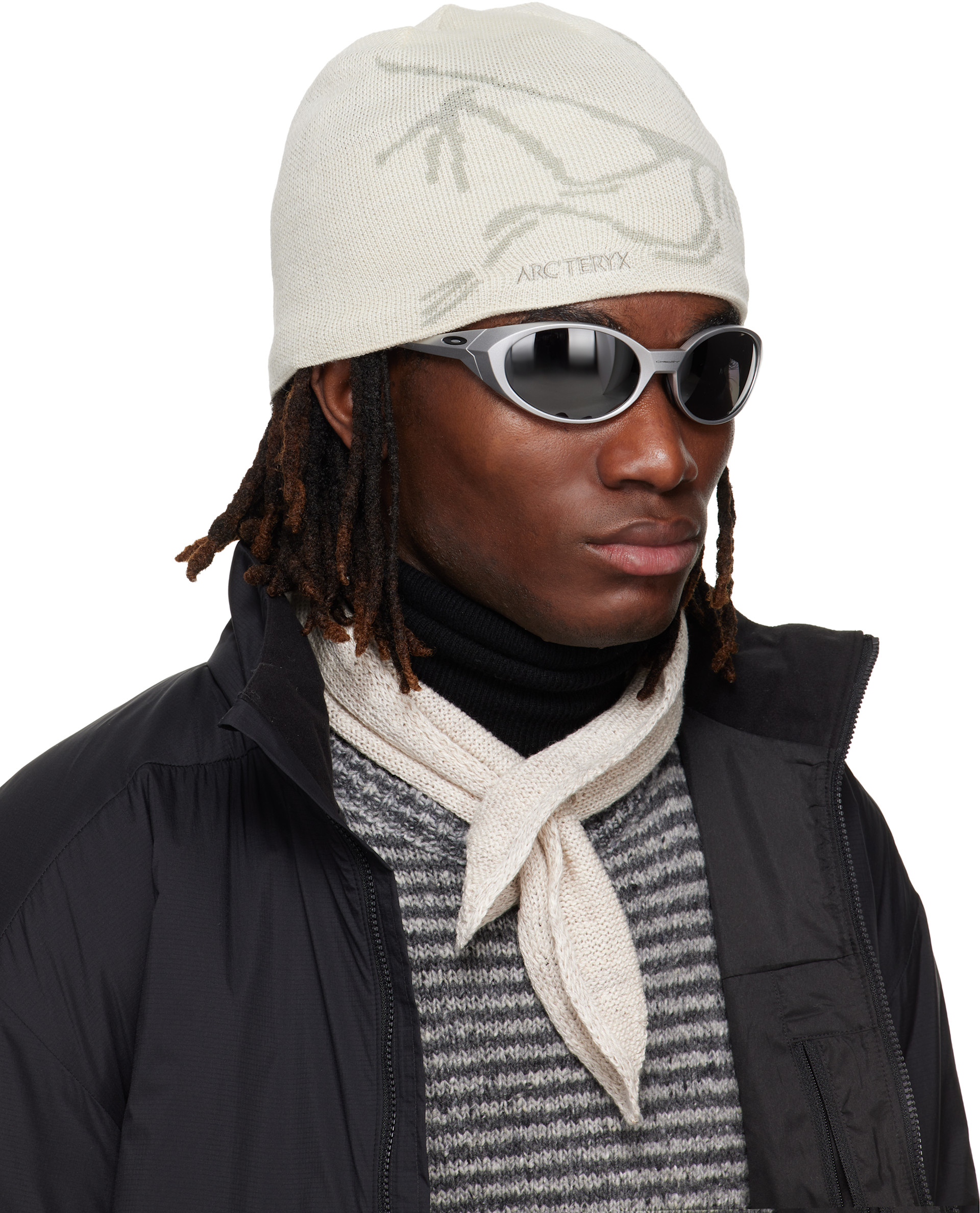Arc'teryx - Bonnet Bird Head blanc cassé