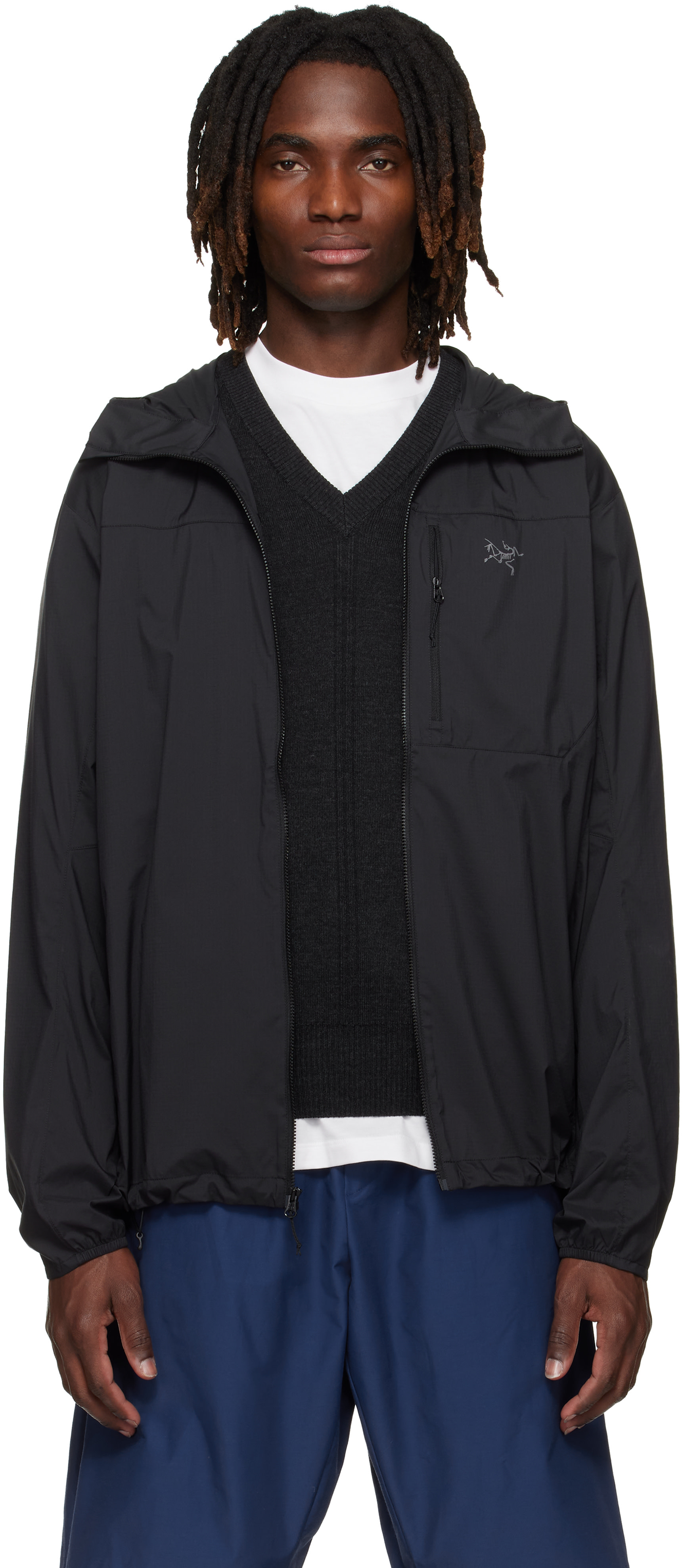 Arc'teryx - Blouson Squamish noir à capuche